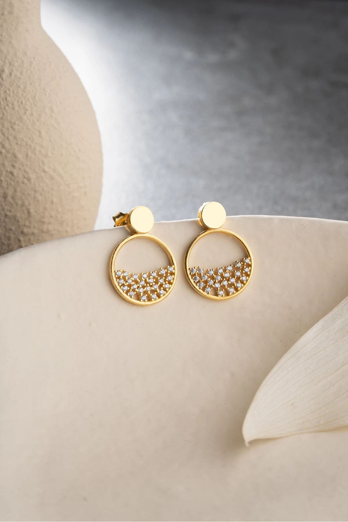 Gümüş Trend Model Küpe