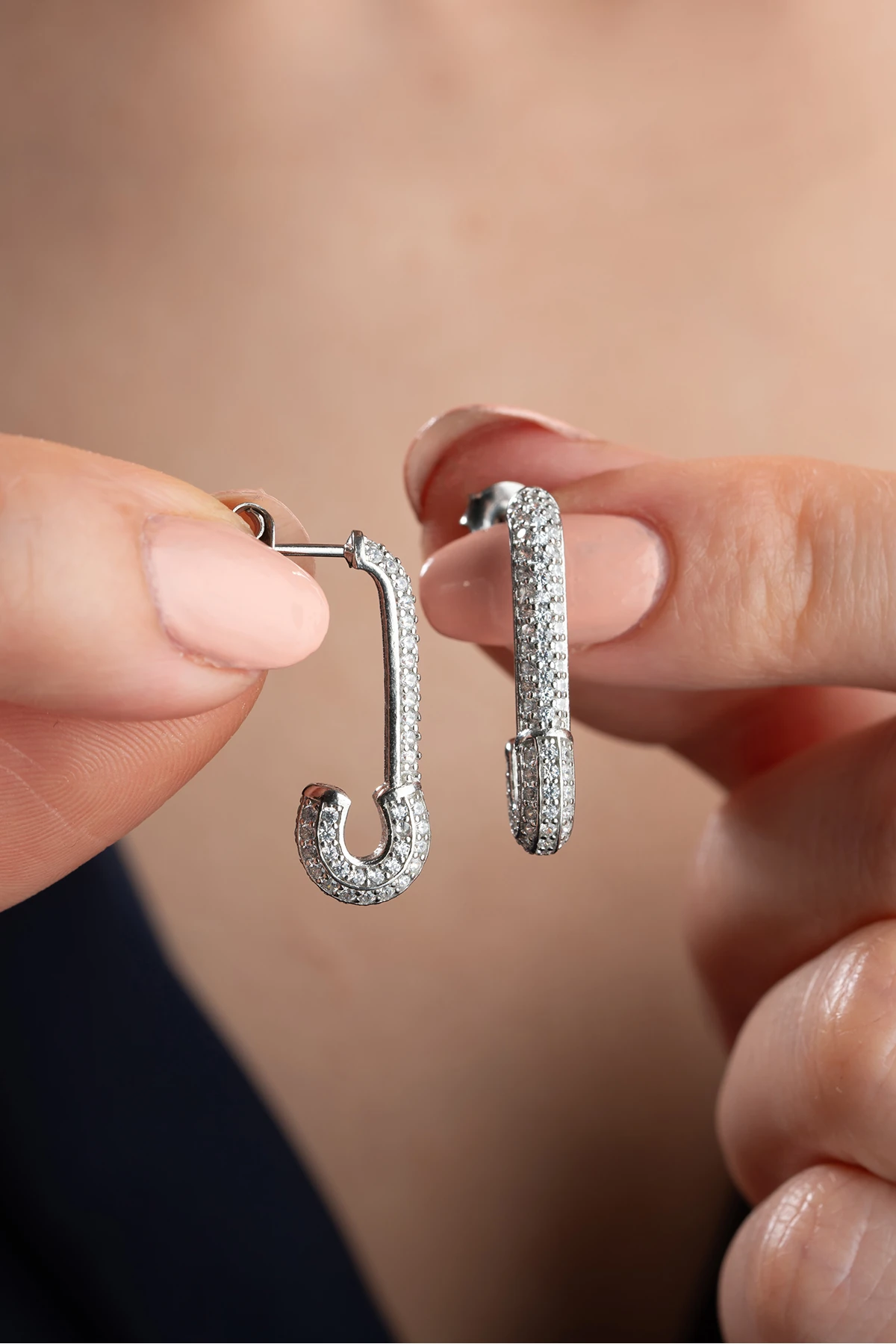 Gümüş İğne Küpe