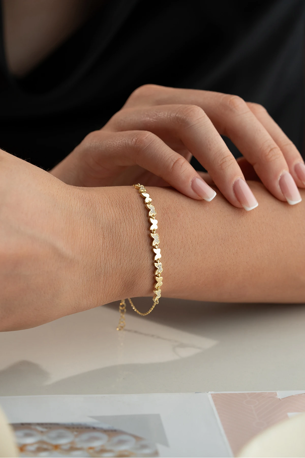 Gümüş Kelebek Bileklik