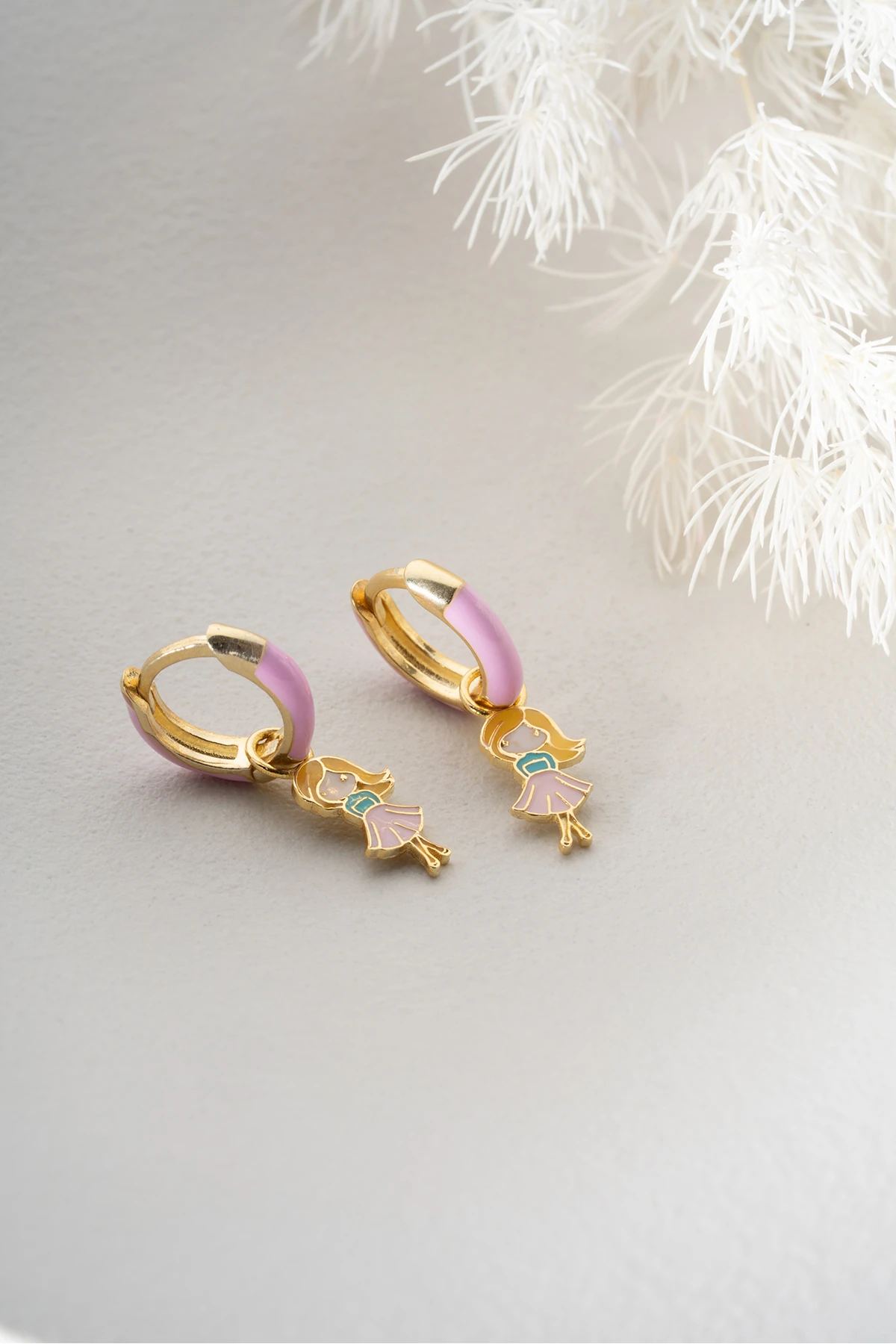 Gümüş Kız Çocuk Küpe