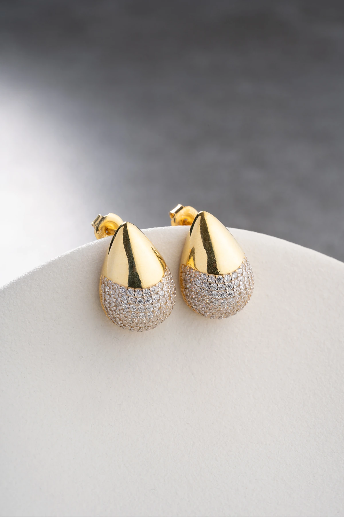 Gümüş Damla Model Küpe