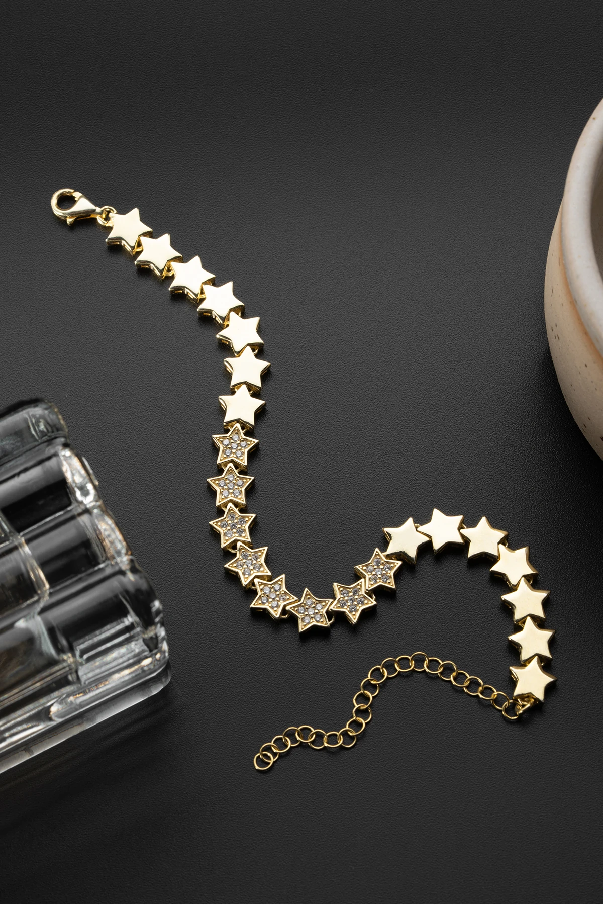 Gümüş Yıldız Model Bileklik