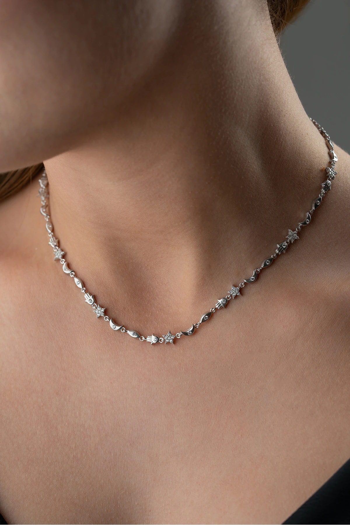 Gümüş Bereket Kolye