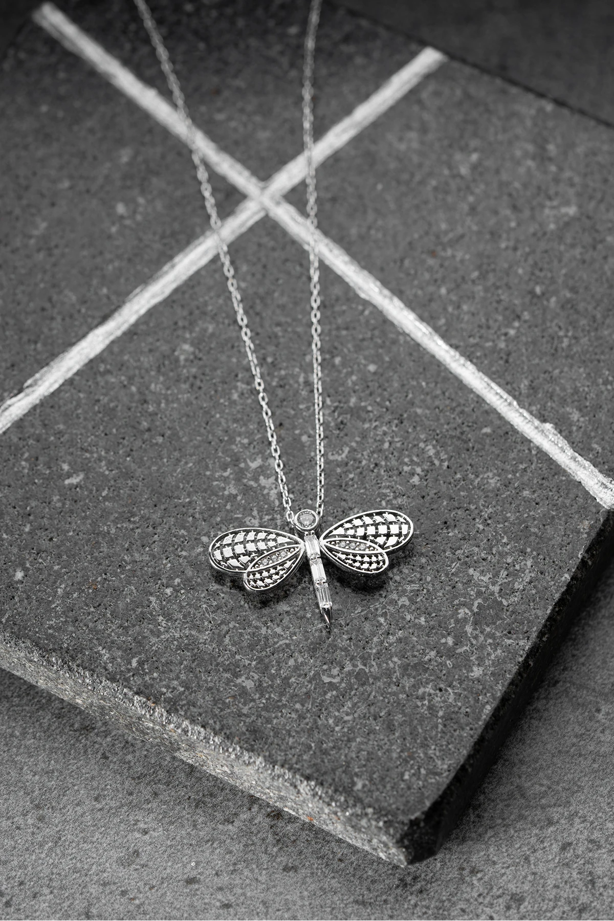 Gümüş Yusufçuk Kolye