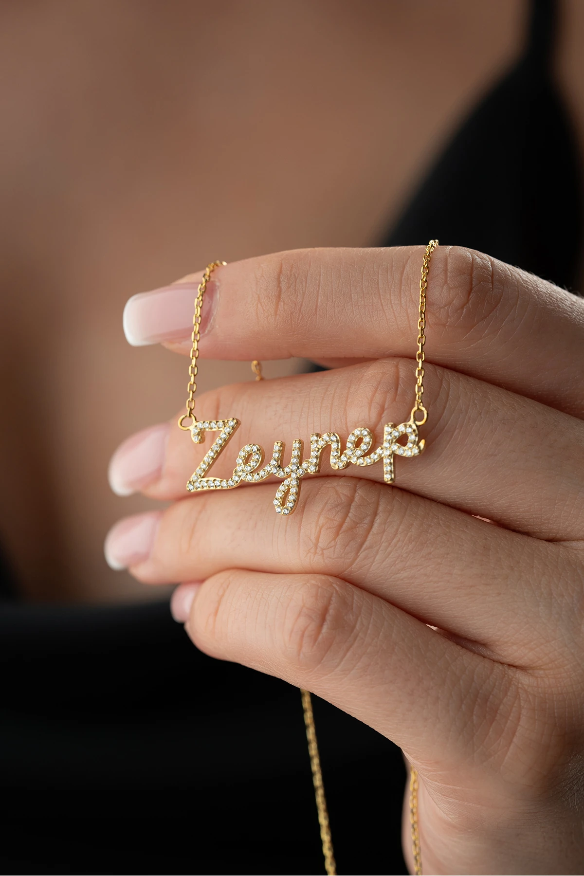 Gümüş Kişiye Özel Model Kolye