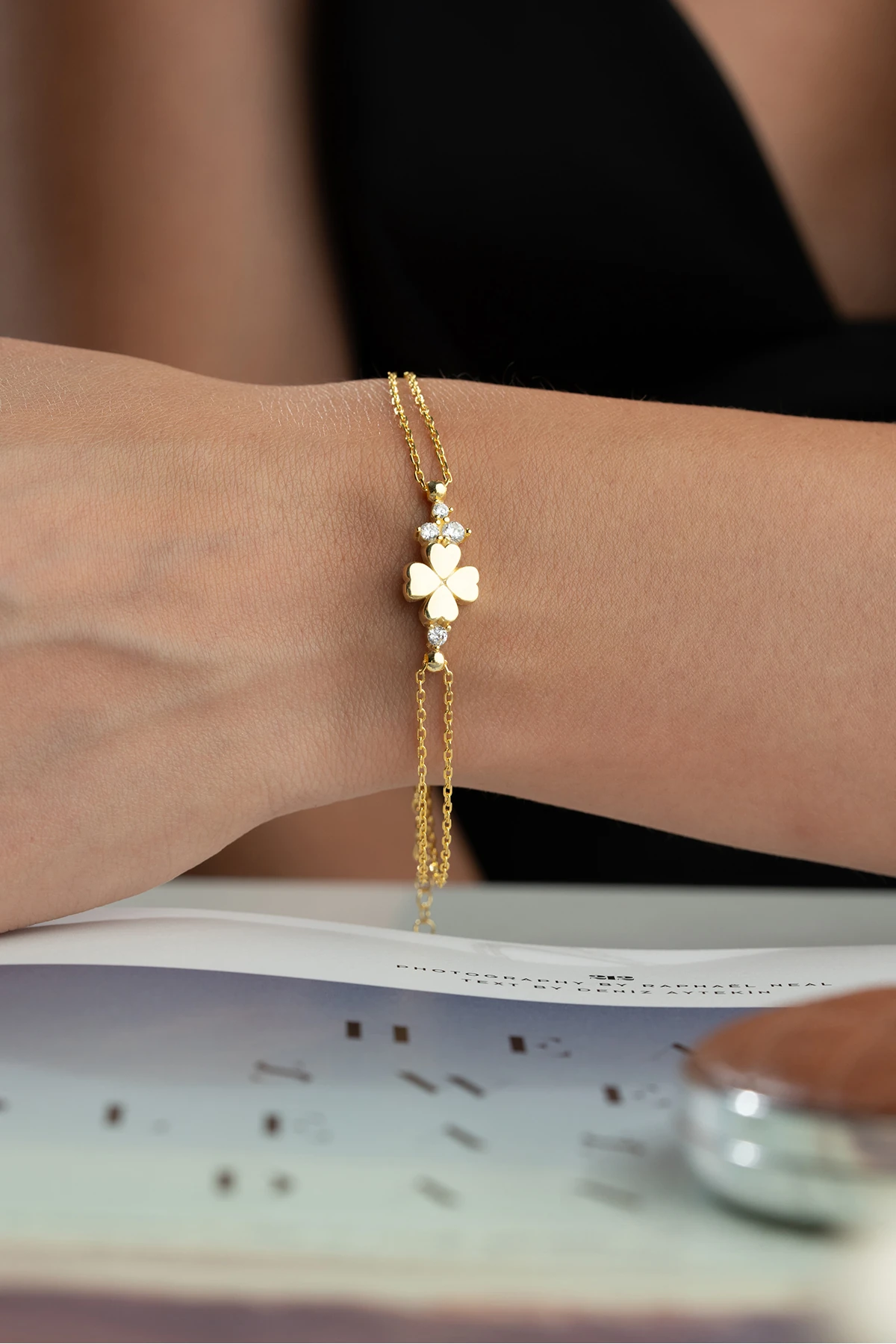 Gümüş Yonca Bileklik