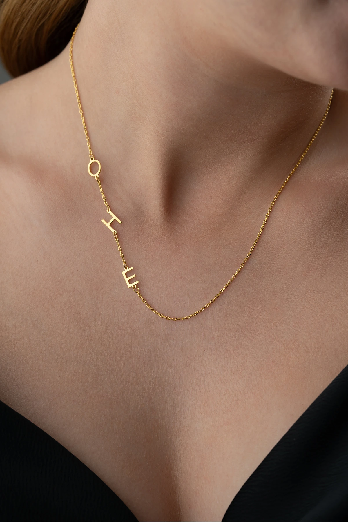 Gümüş Kişiye Özel Harf Kolye