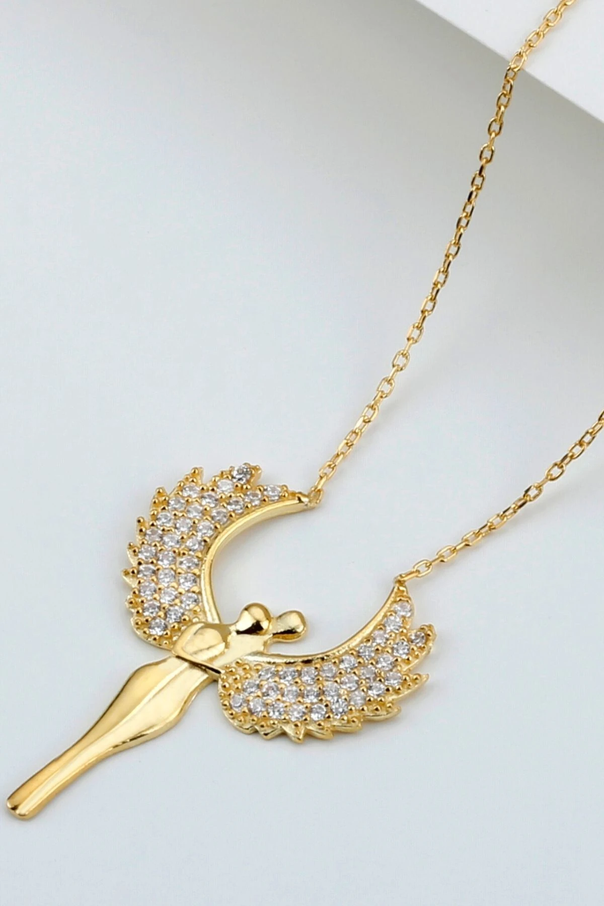 Gold Gümüş Aşk Kolye