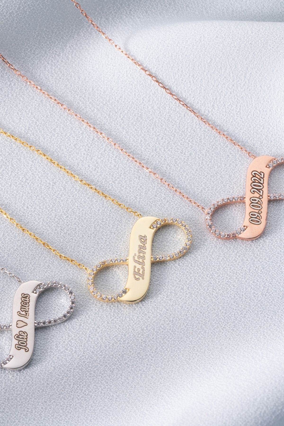 Gümüş Isimli Sonsuzluk Kolye