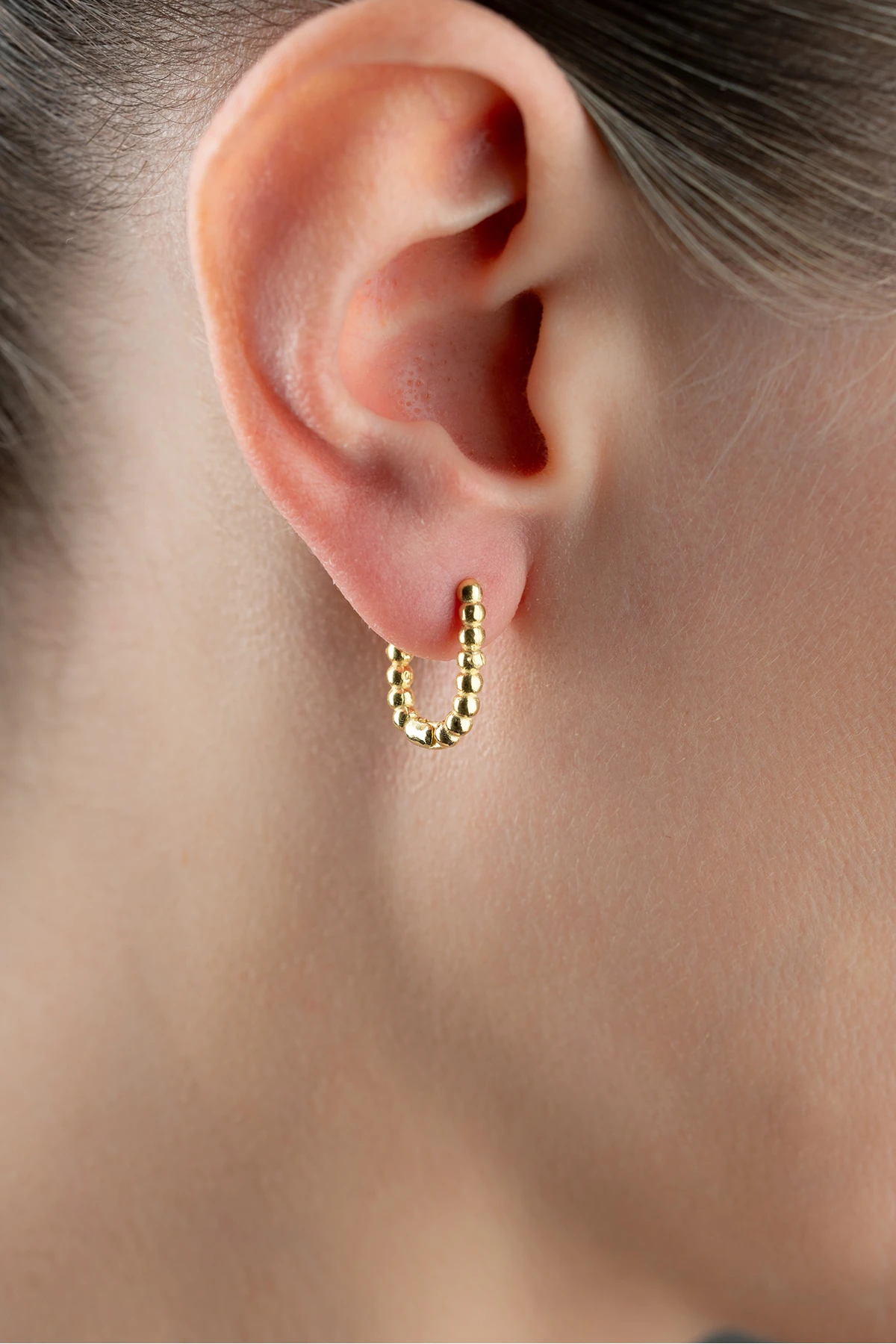 Gümüş Trend Küpe