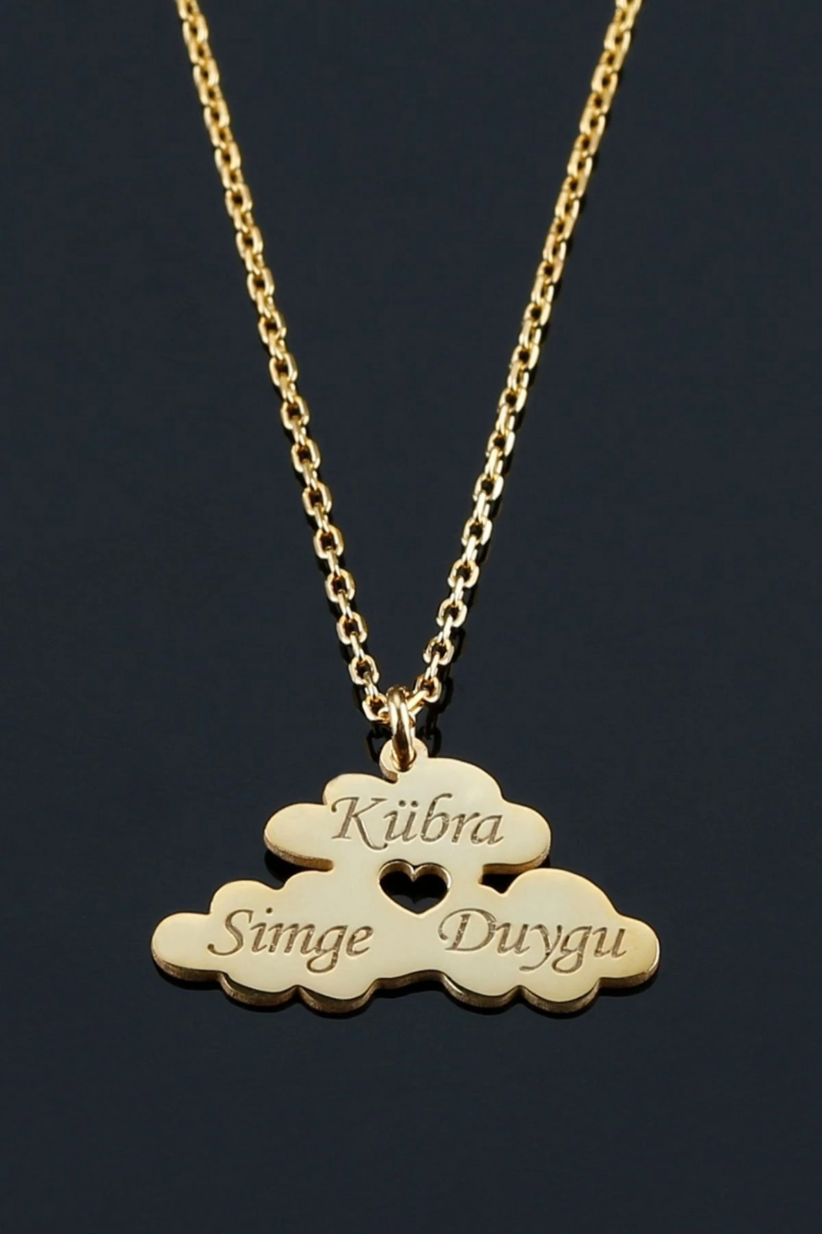 Gümüş Isimli Bulut Kolye