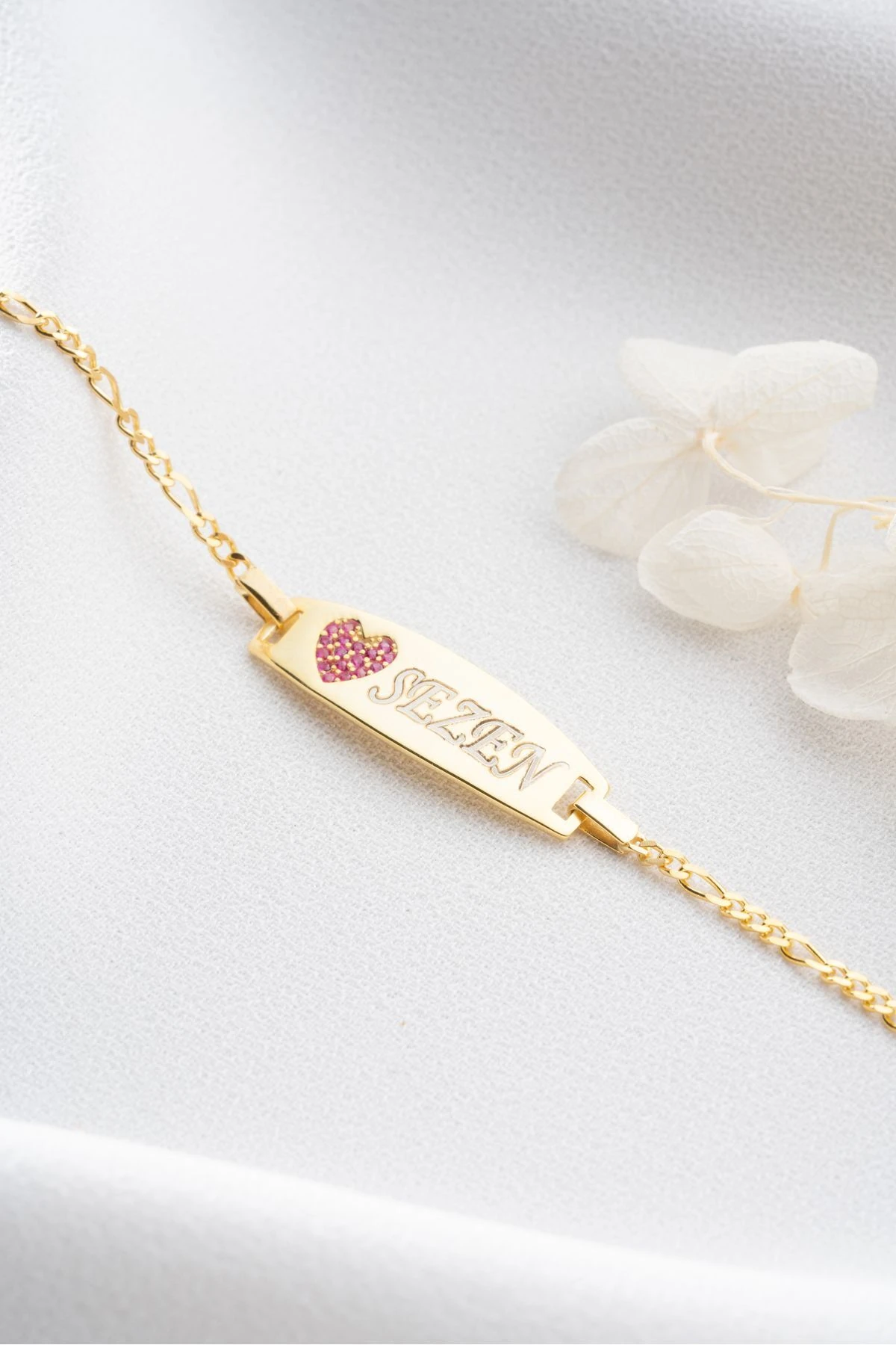 Gümüş İsimli Çocuk Bilekliği