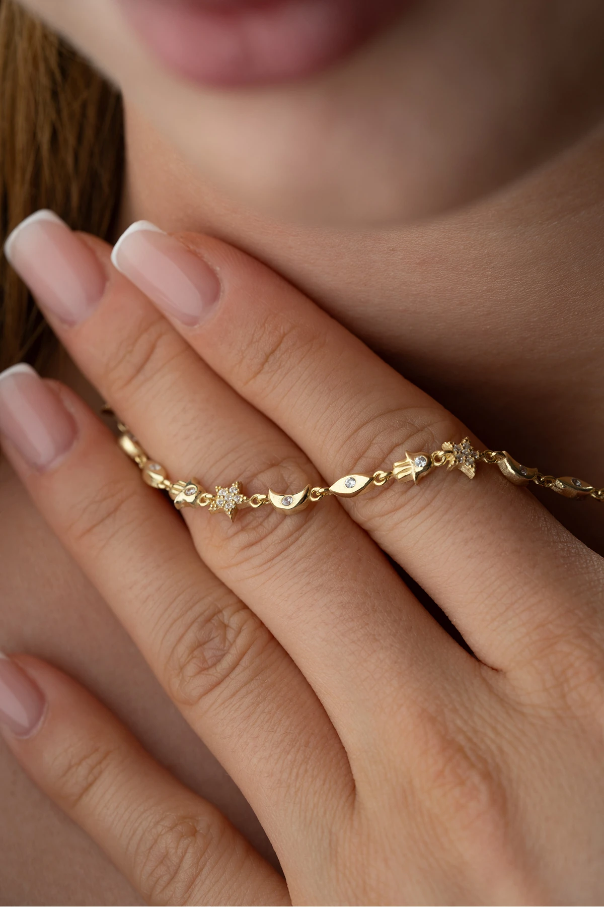 Gümüş Gold Bereket Kolye