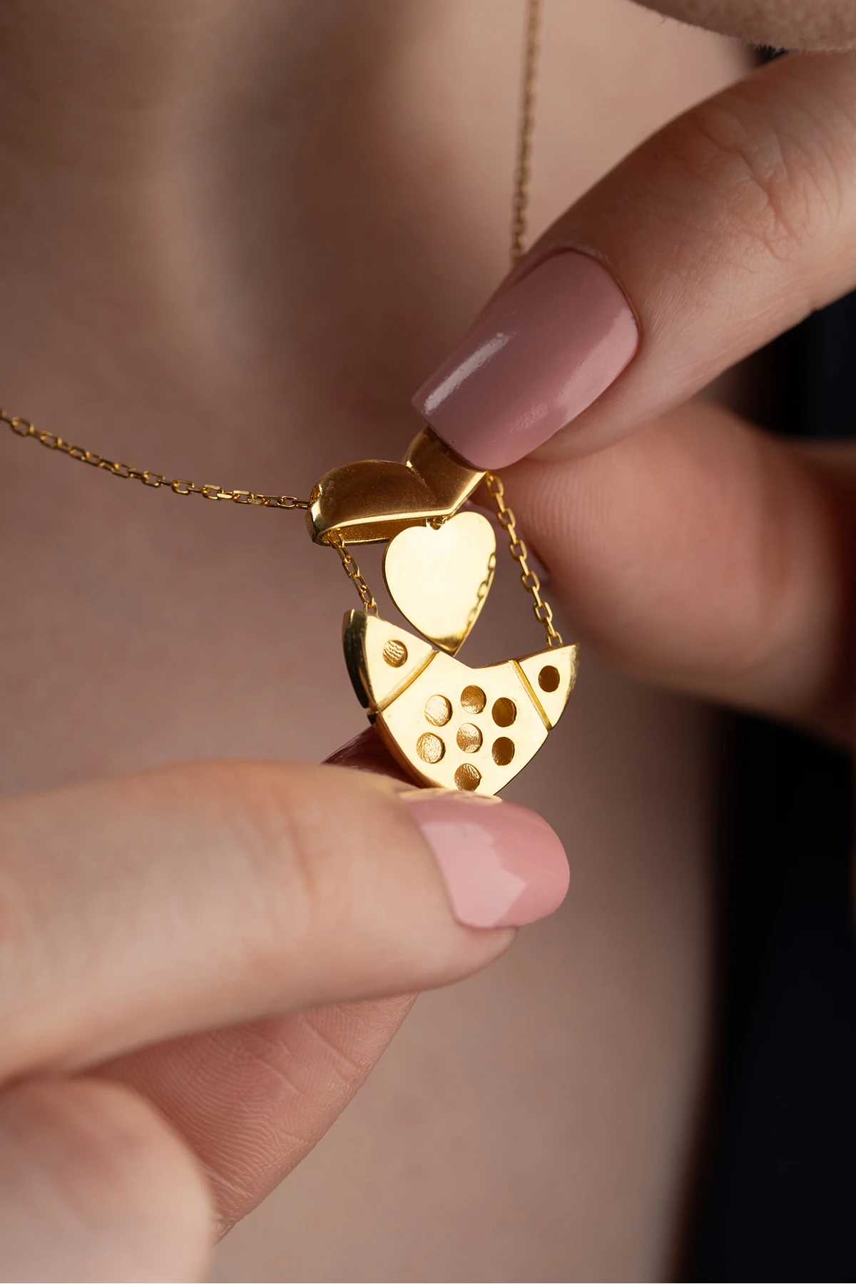 Gümüş İsim Yazılabilen Kalp Kolye