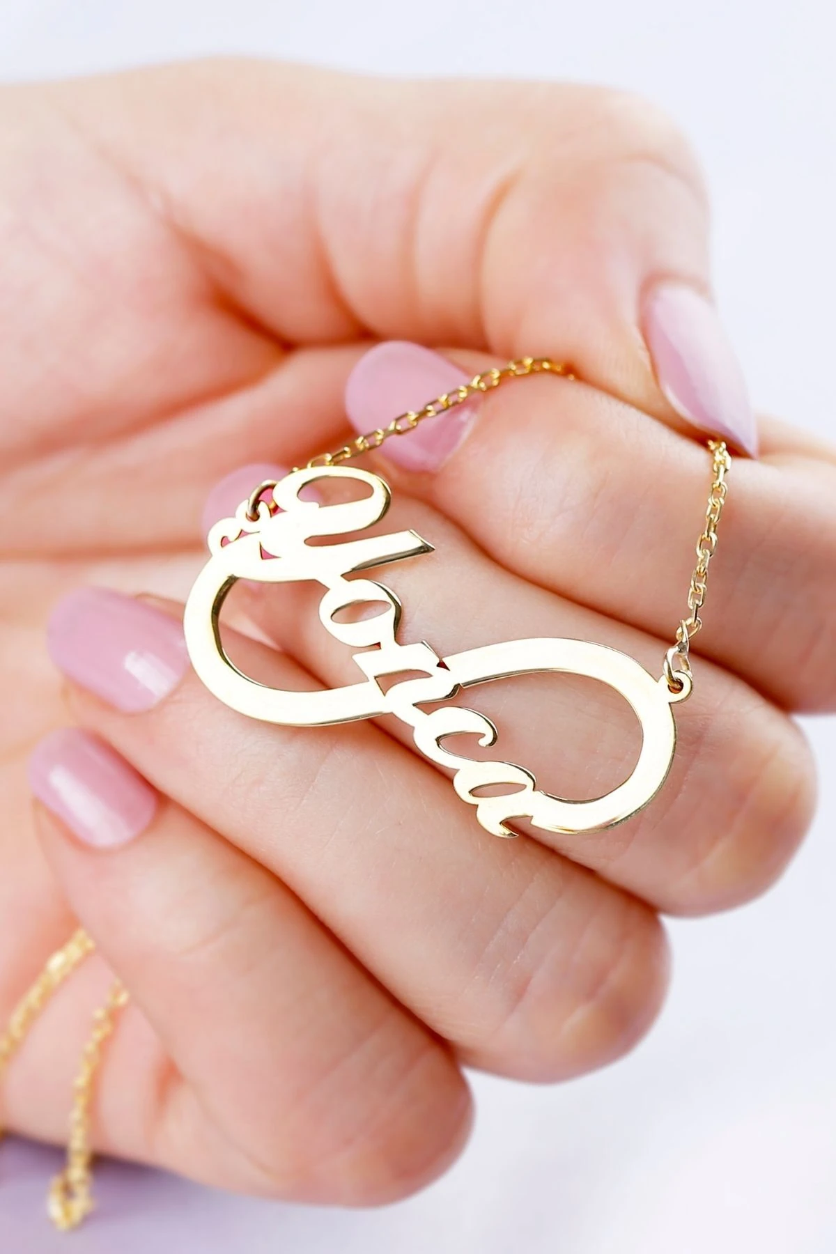 Gümüş Isimli Sonsuzluk Kolye