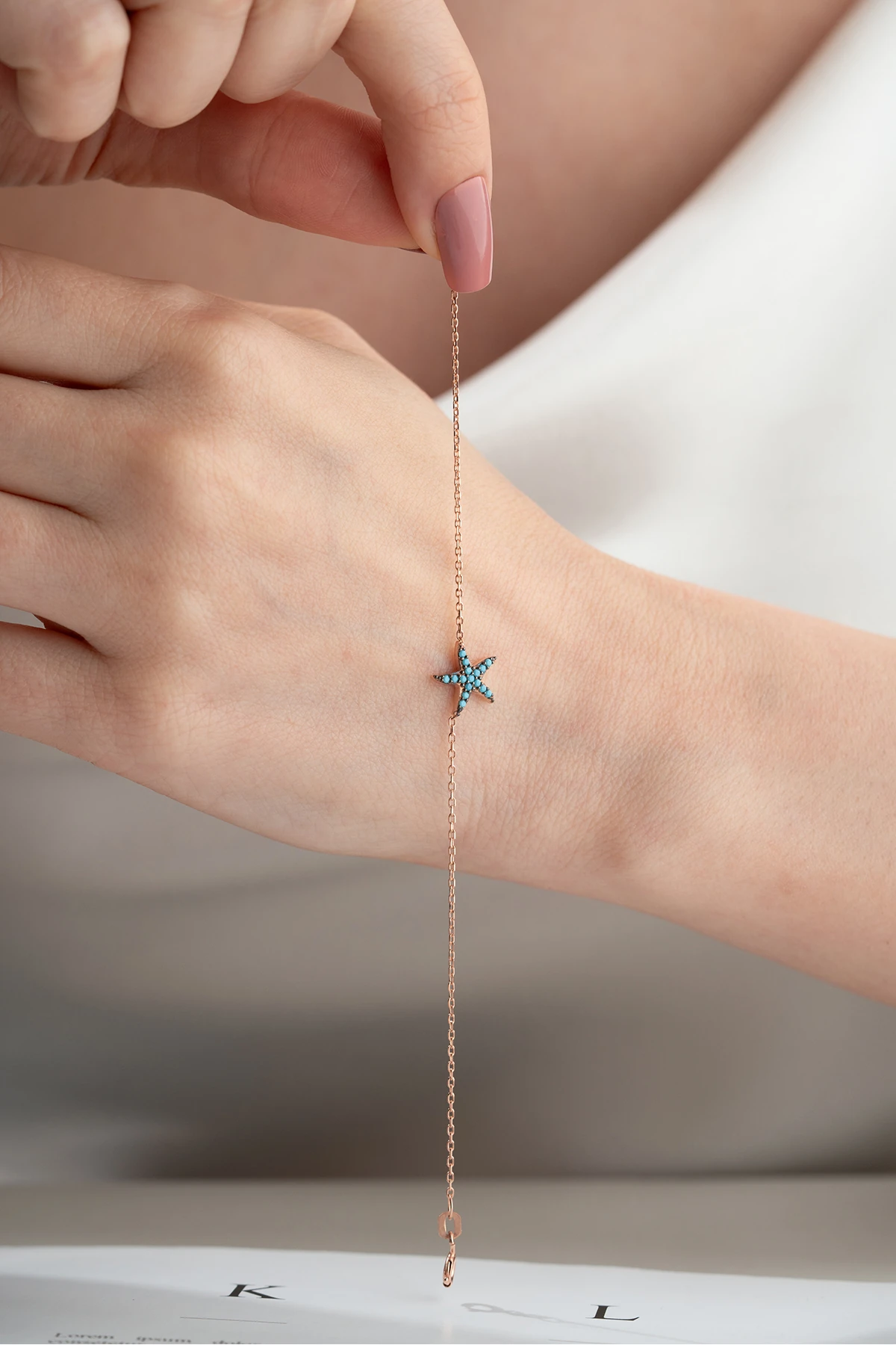 Gümüş Deniz Yıldızı Bileklik