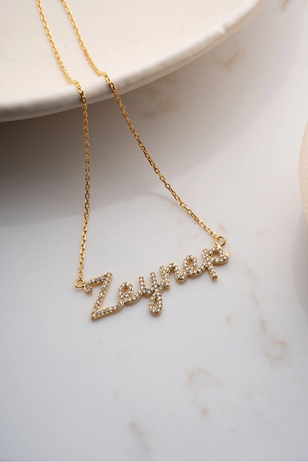 Gümüş Kişiye Özel Model Kolye