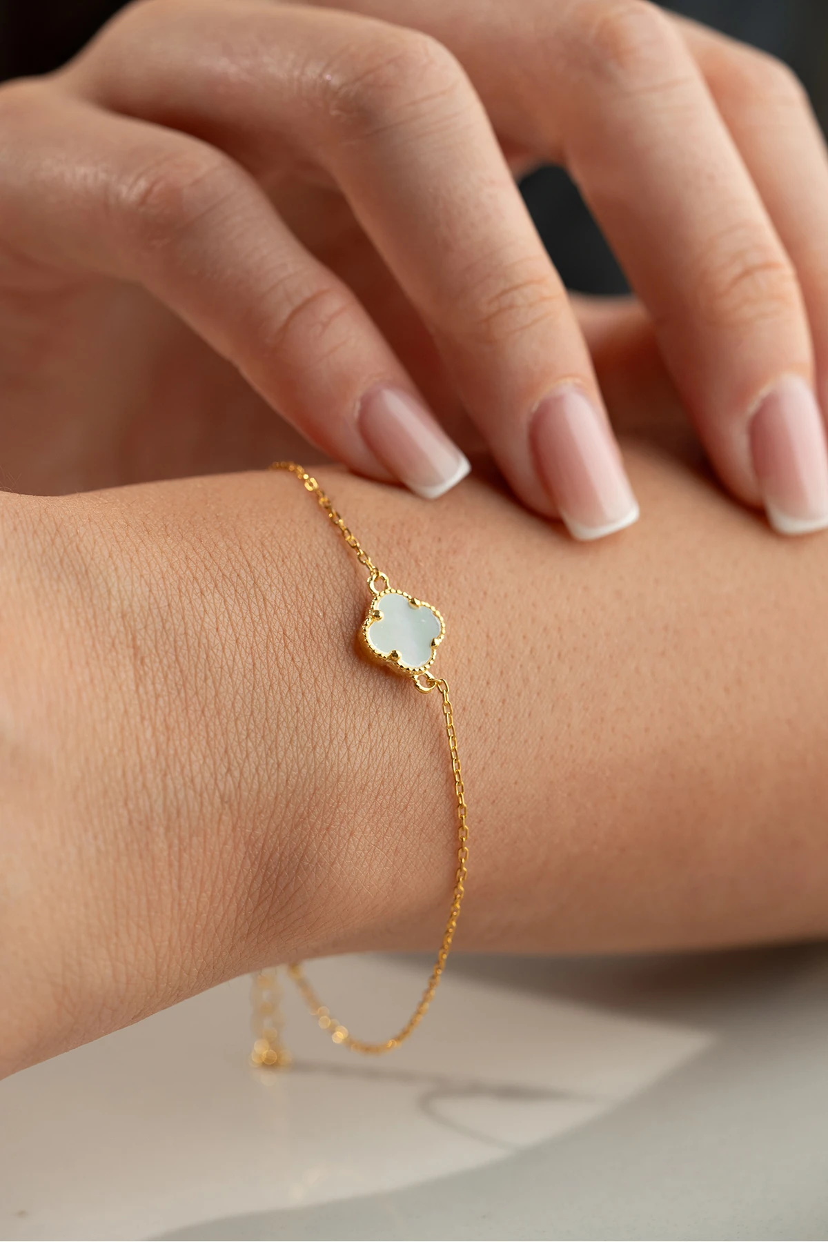 Gümüş Yonca Bileklik