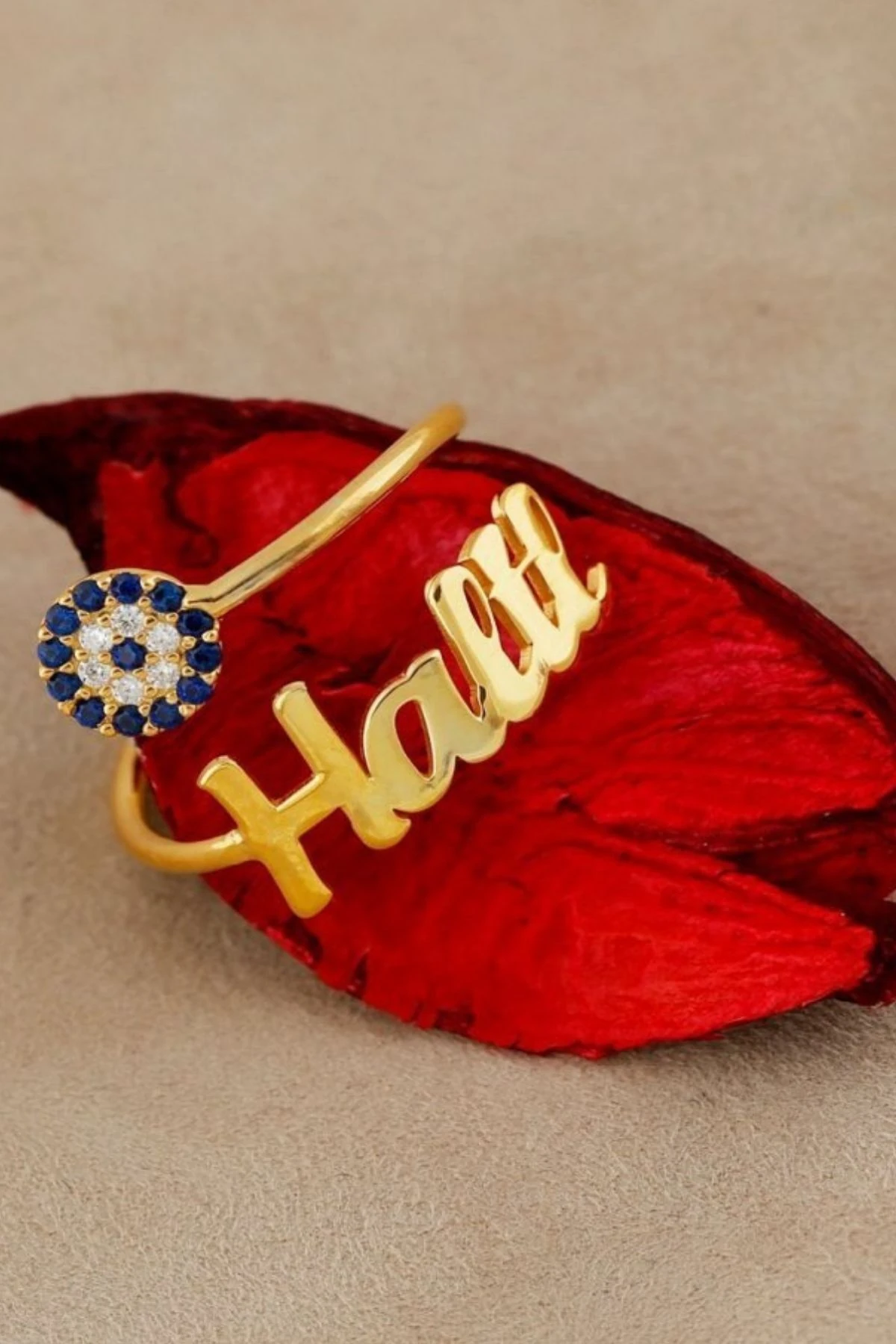 Gümüş Isimli Nazar Yüzük