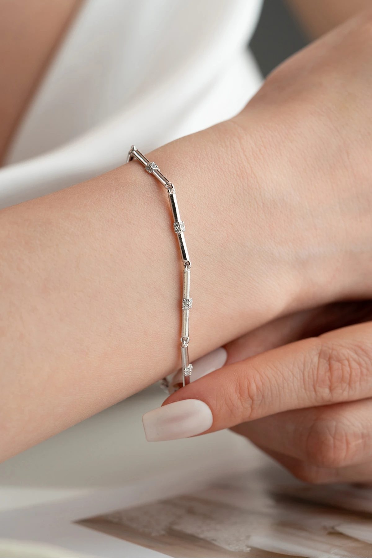 Gümüş Trend Bileklik