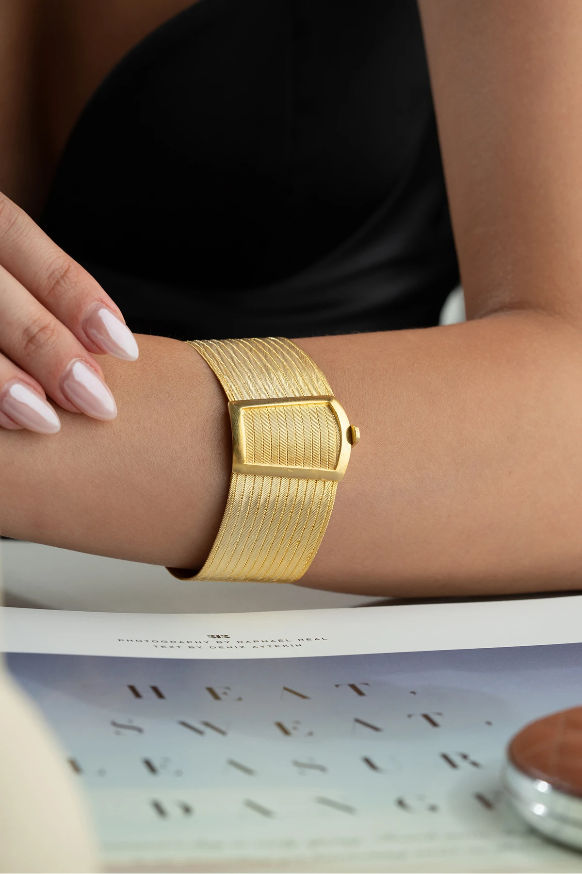 Gümüş Trabzon Hasırı Kelepçe