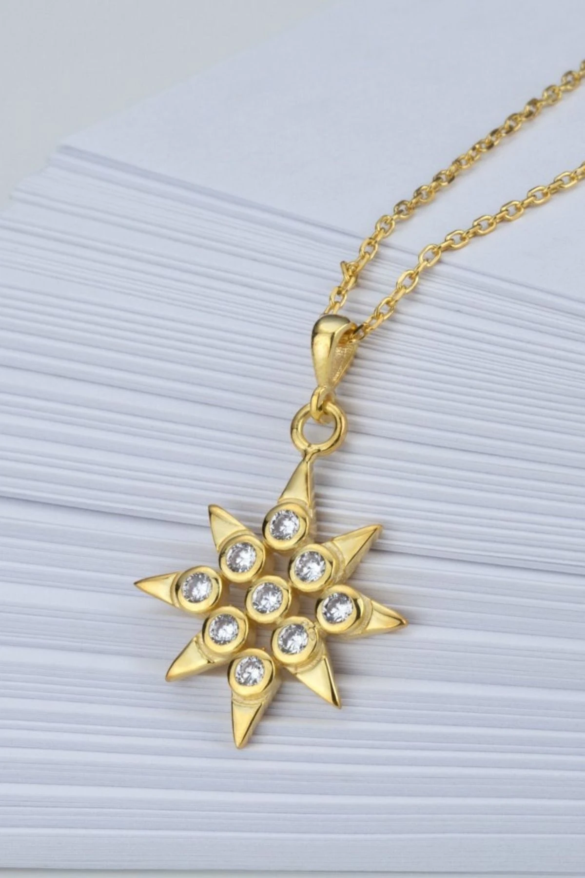 Gümüş Yıldız Kolye