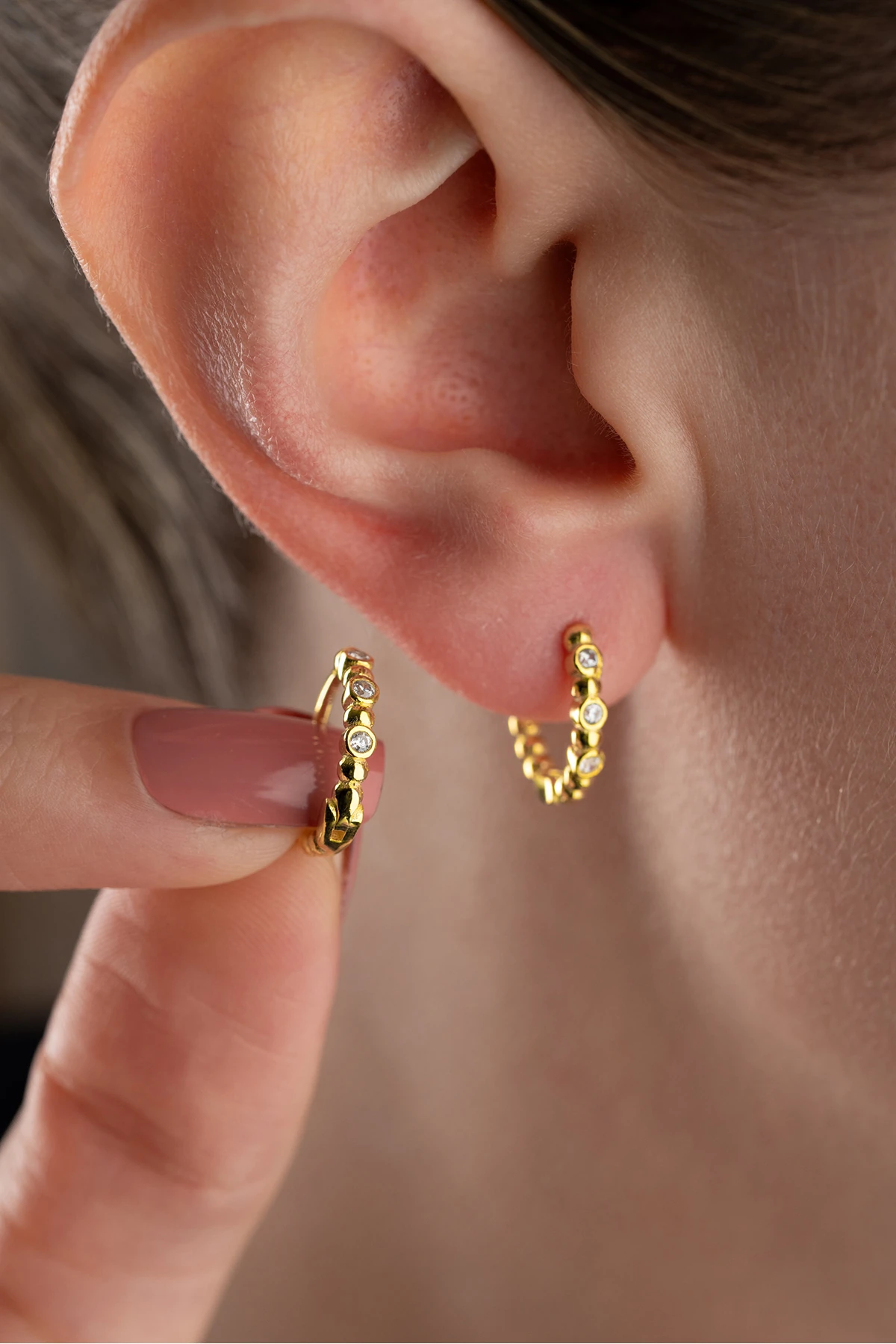 Gümüş Model Küpe