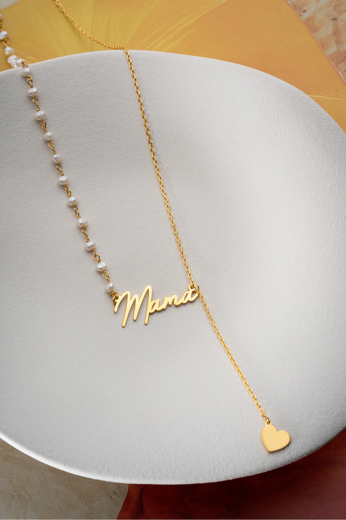 Gümüş Kişiye Özel İncili İsim Kolye