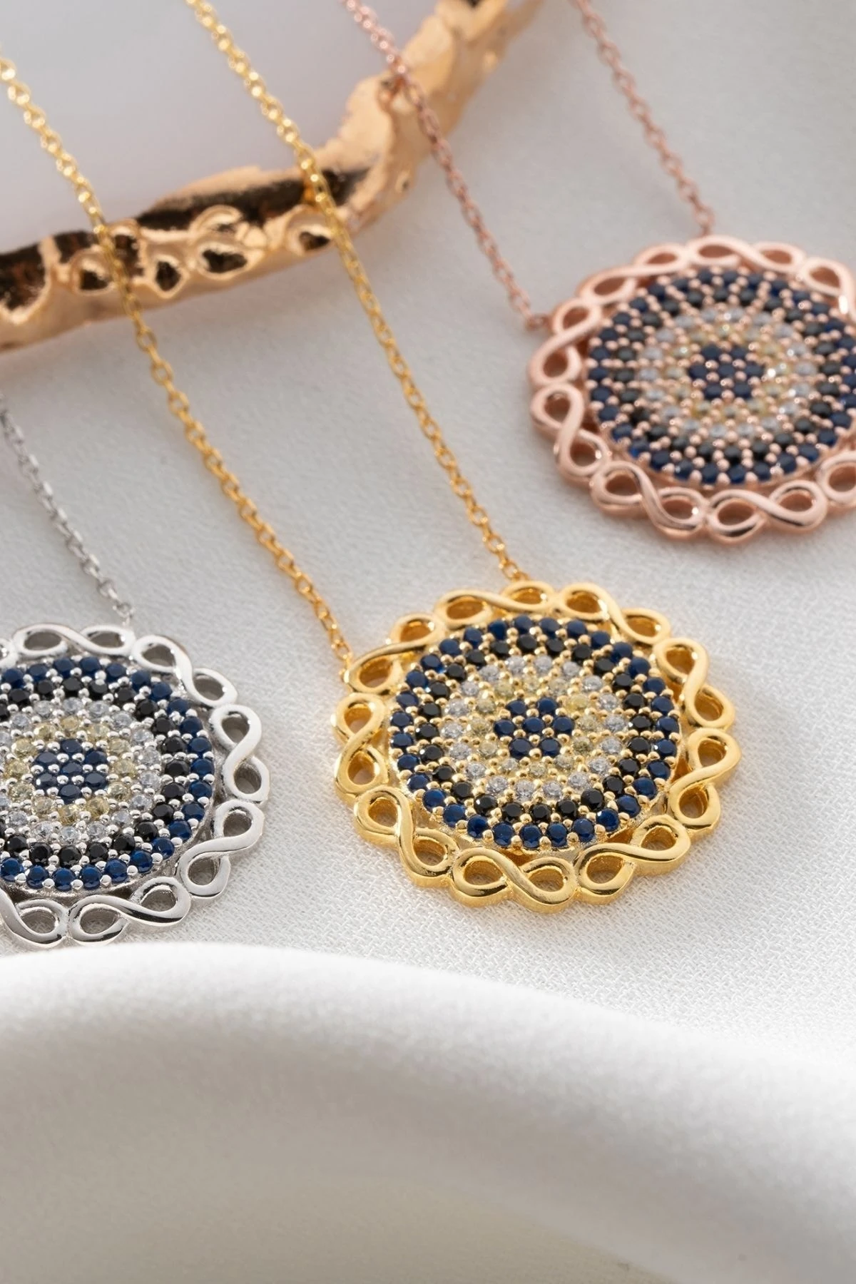 Gümüş Nazar Kolye