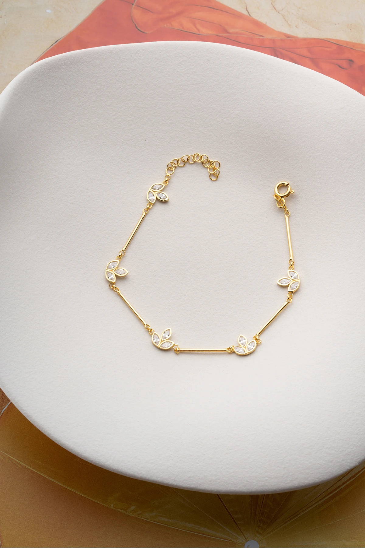 Gümüş Lotus Bileklik