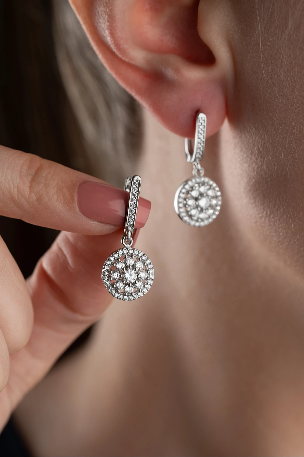 Gümüş Model Küpe