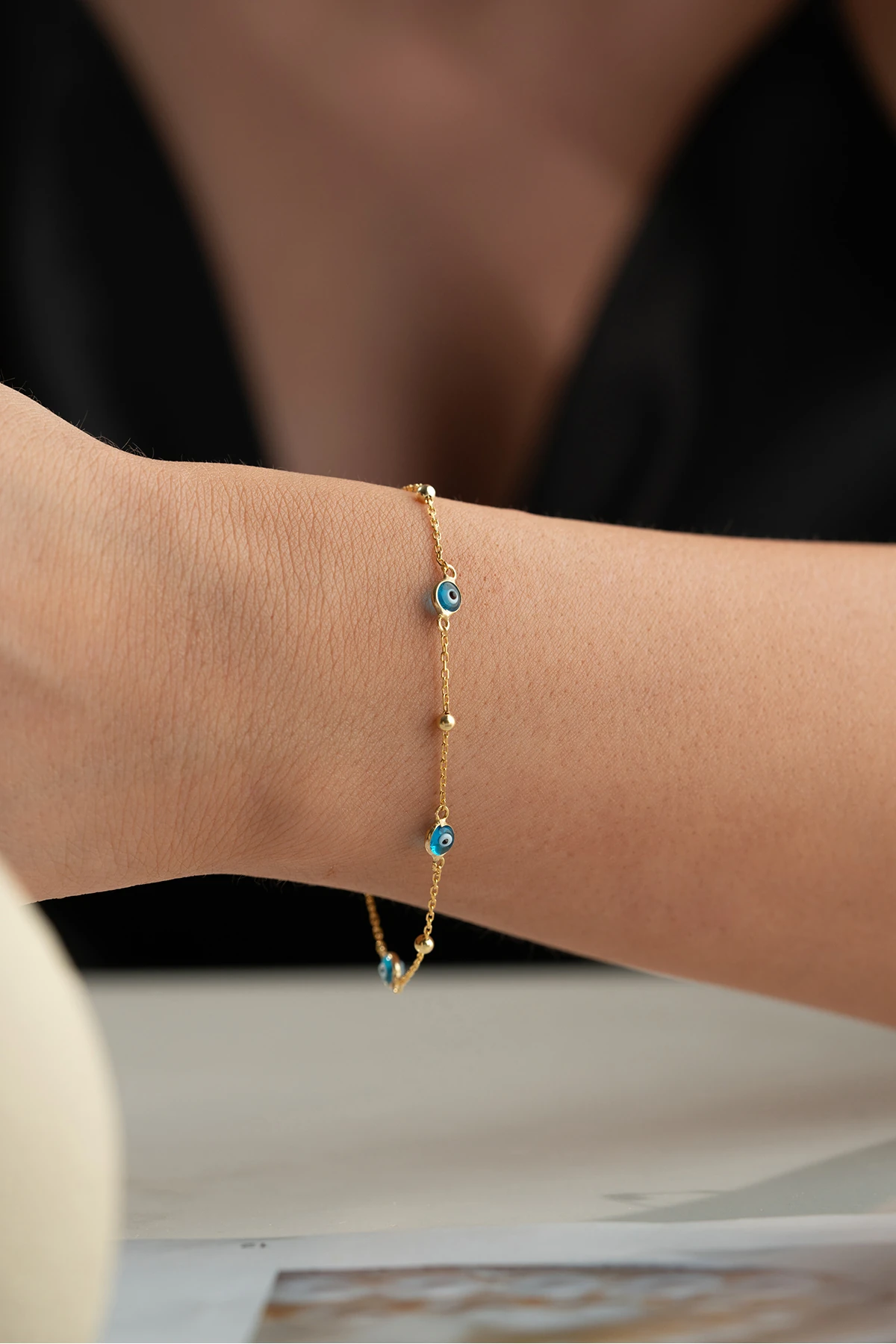 Gümüş Nazar Toplu Bileklik