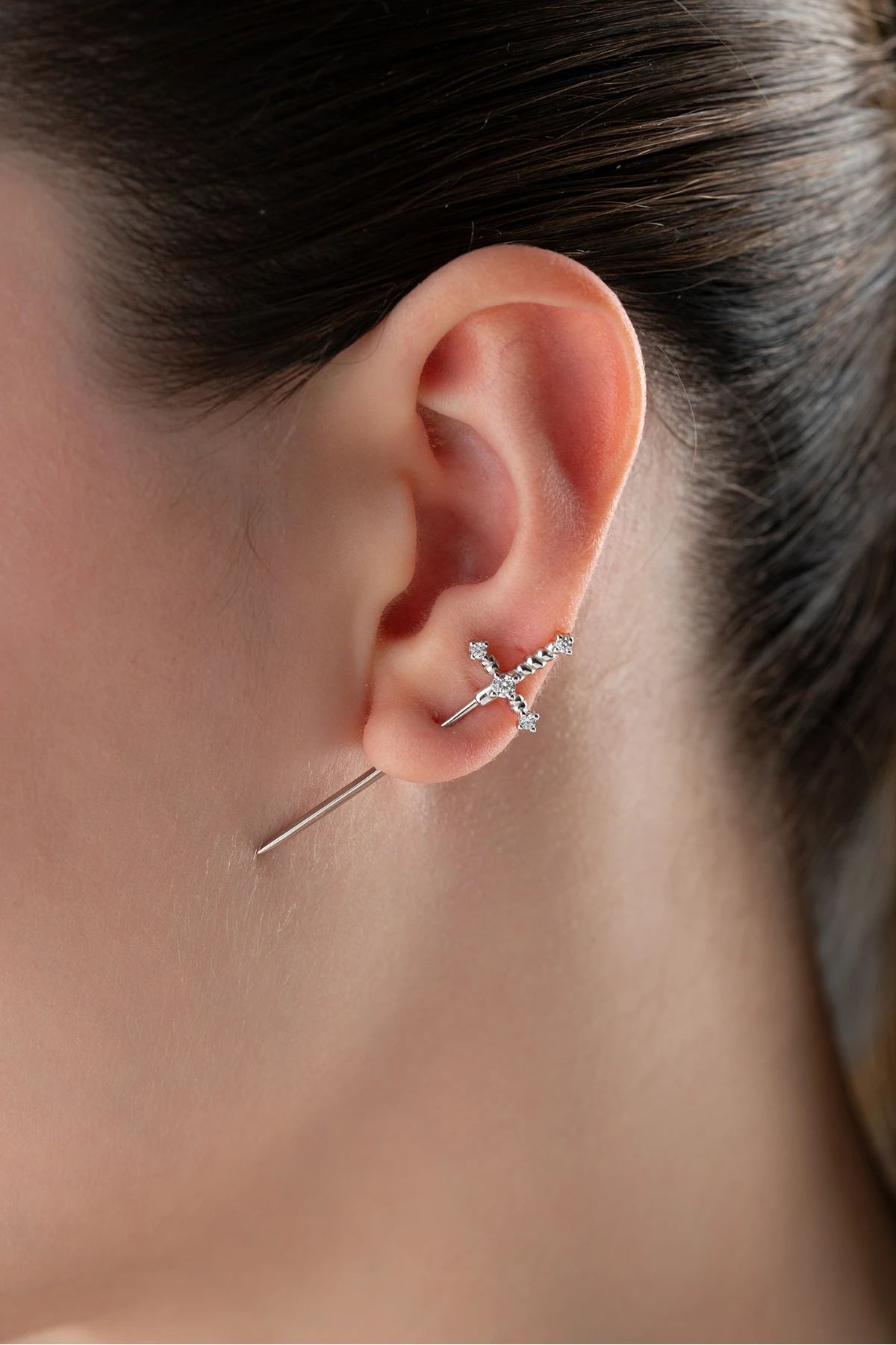 Gümüş Kılıç Küpe