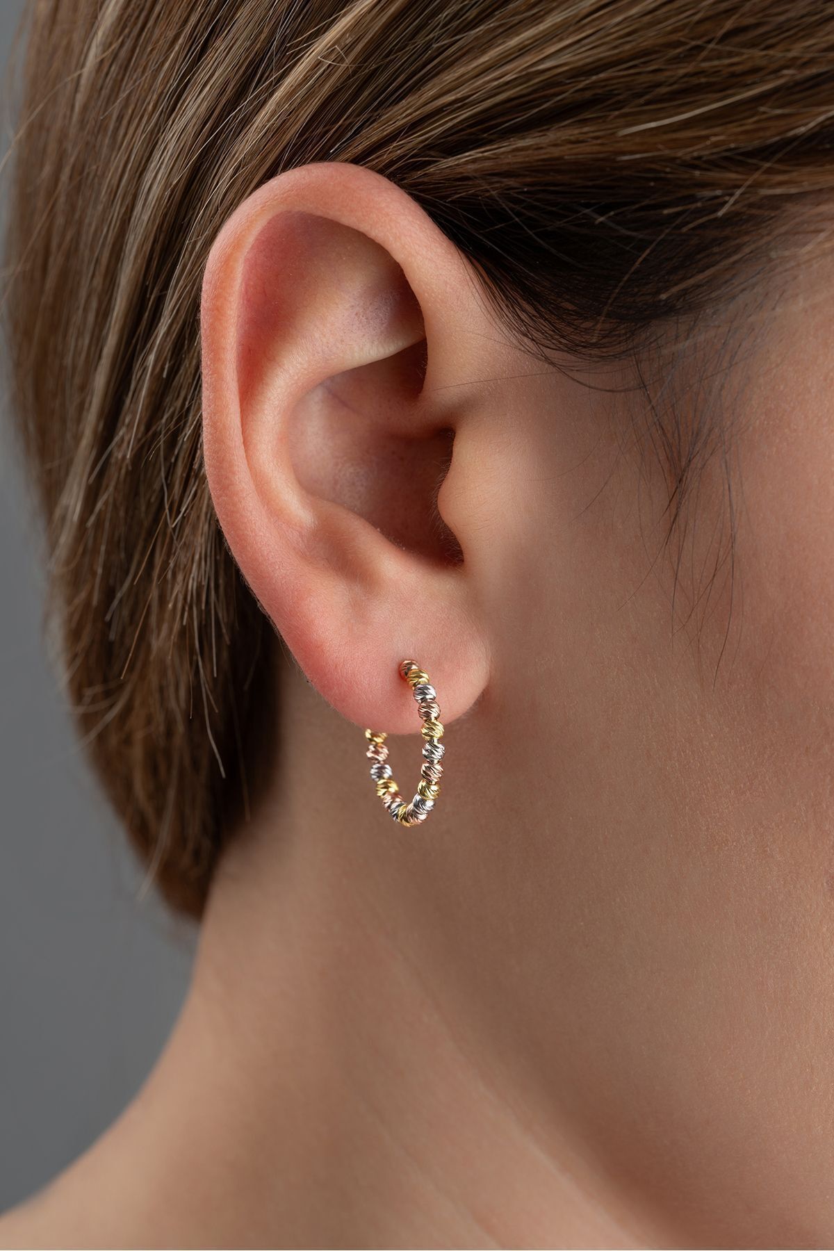 Gümüş Dorika Küpe