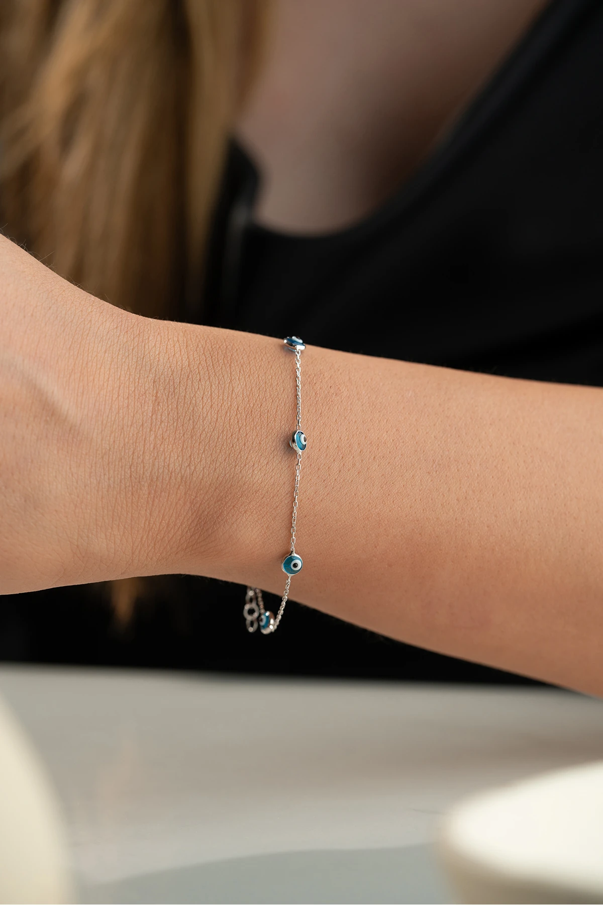 Gümüş Nazar Bileklik