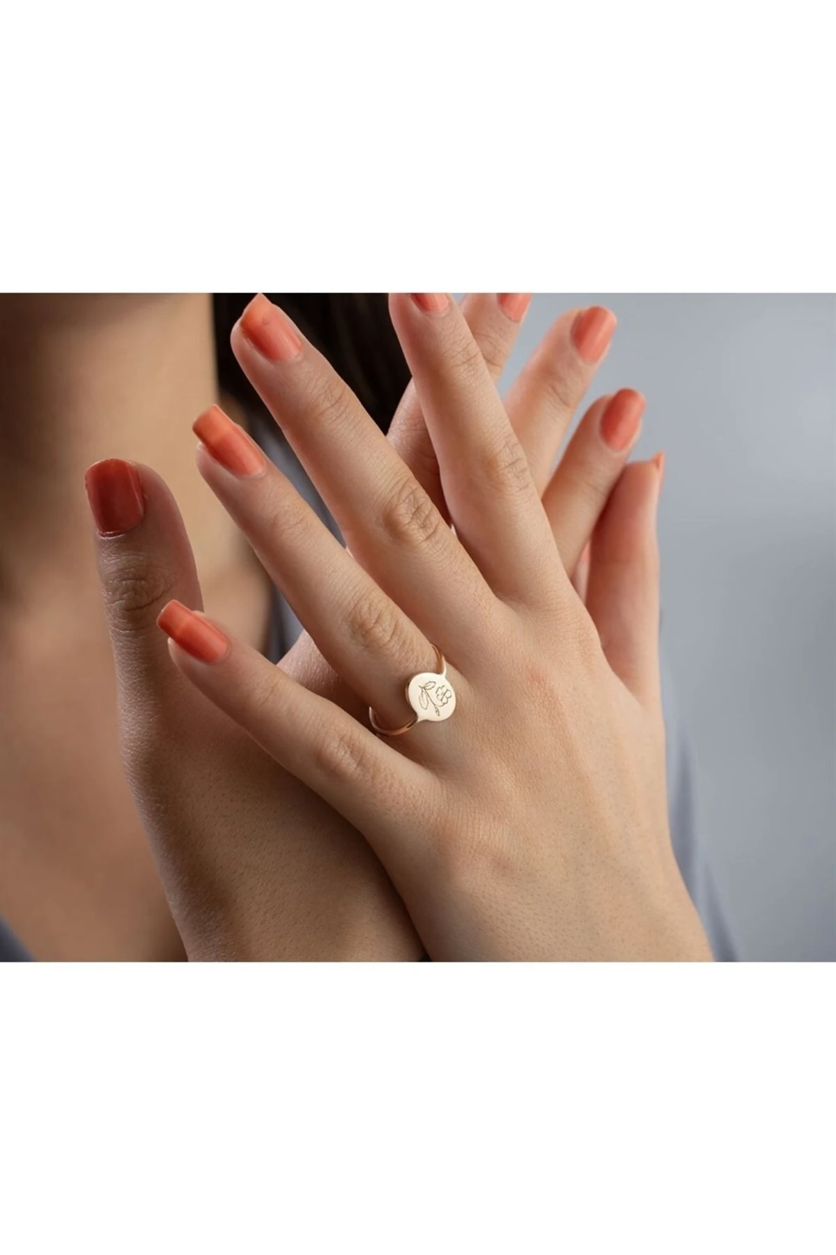 Gümüş Çiçekli Yüzük