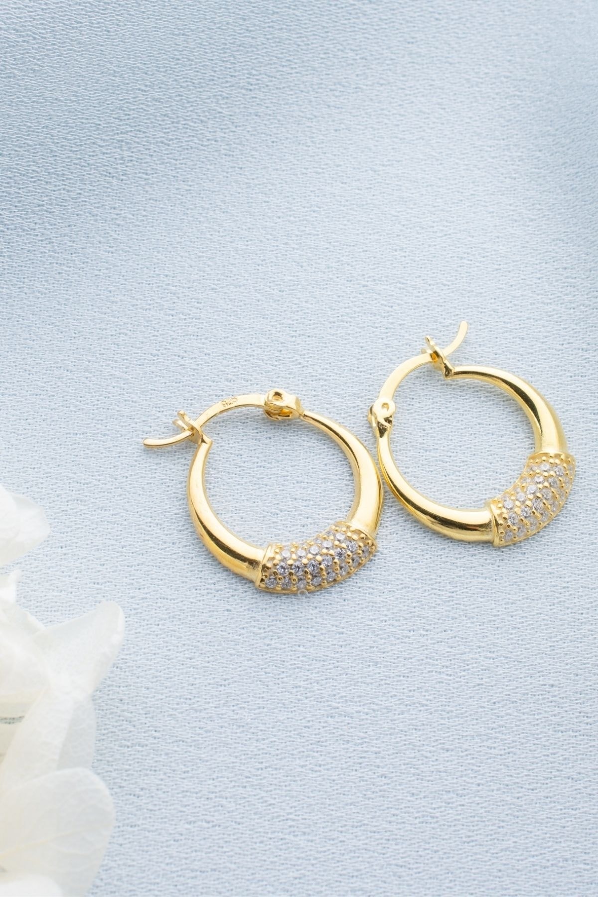 Gümüş Halka Küpe