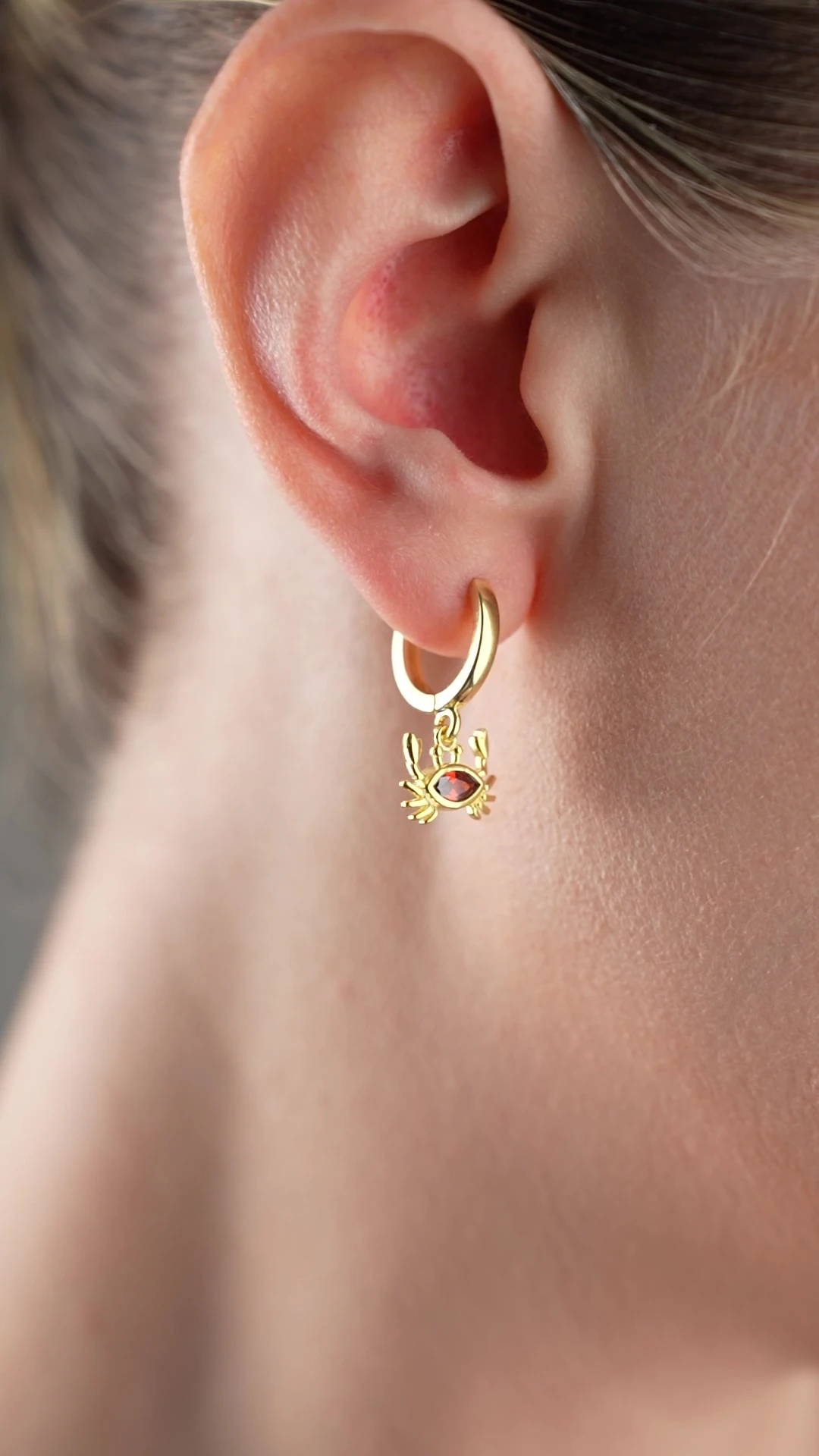 Gümüş Yengeç Takı Seti