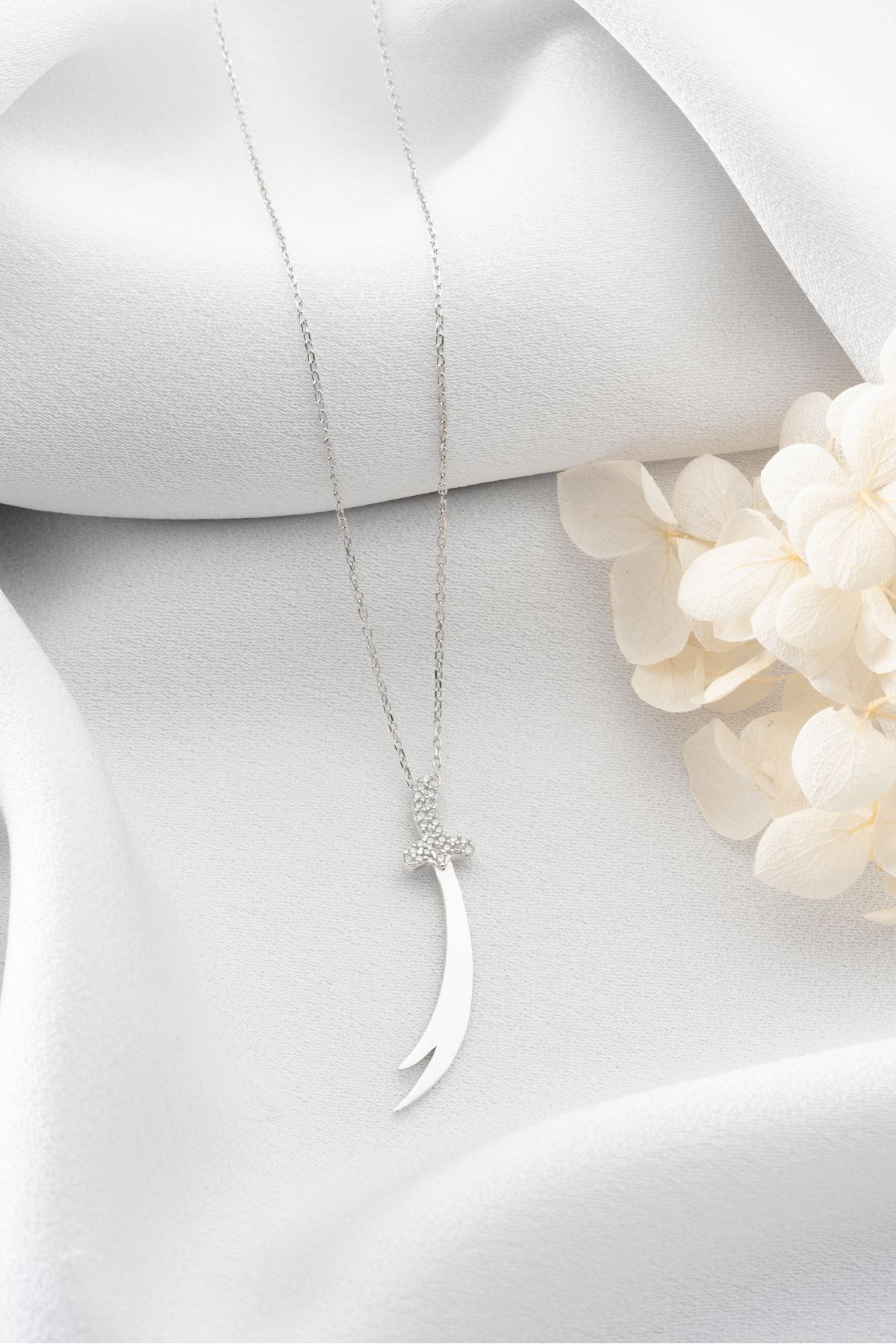 Gümüş Zülfikar Kılıcı Kolye