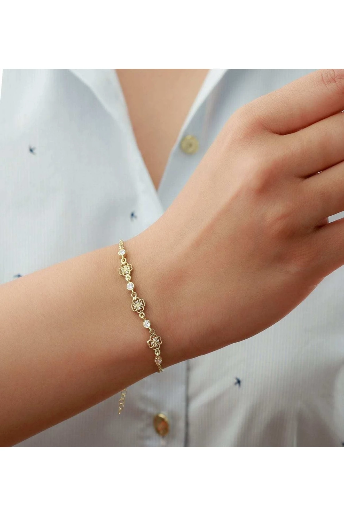 Gümüş Trend Bileklik