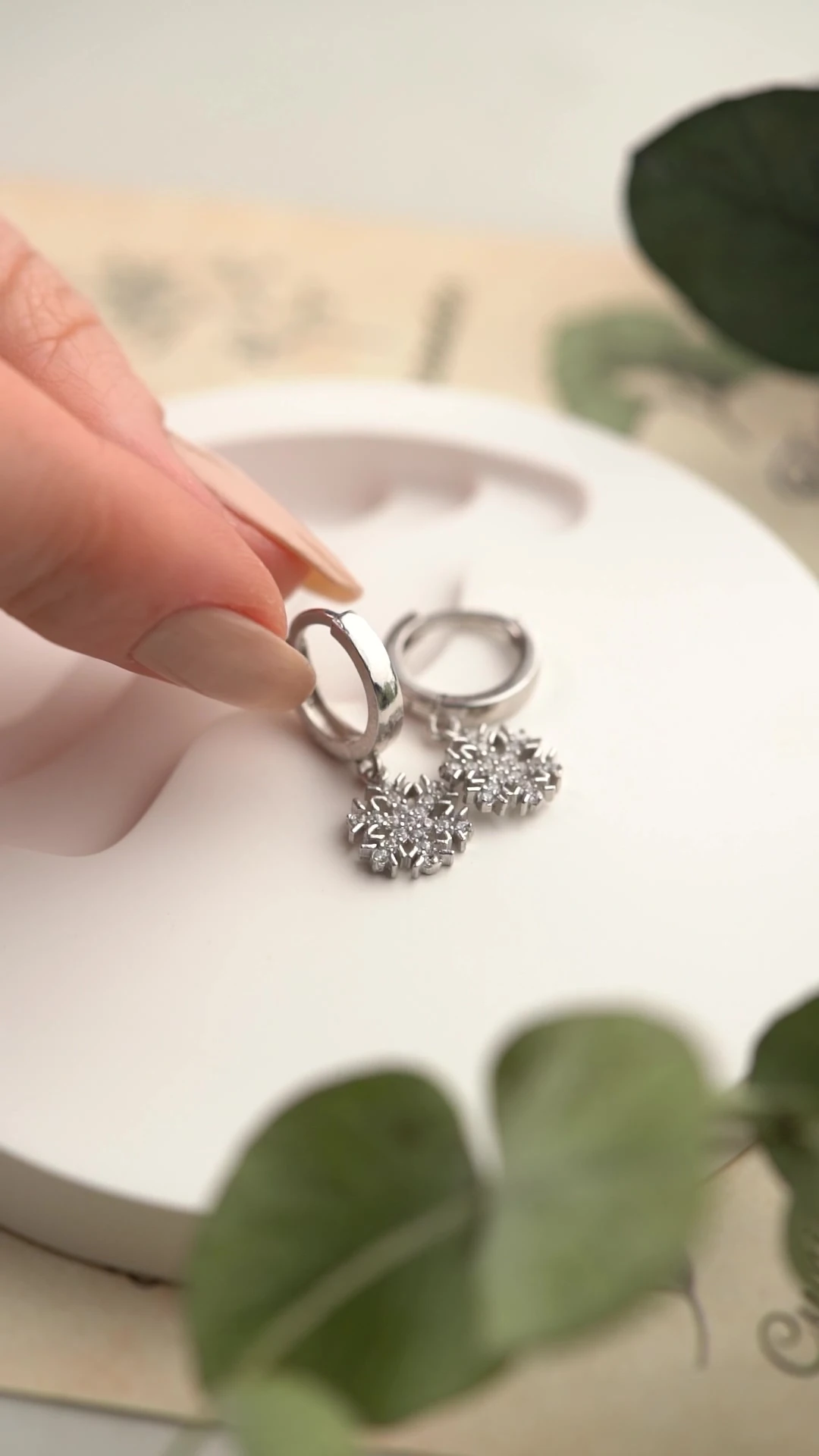 Gümüş Kartanesi Gümüş Küpe