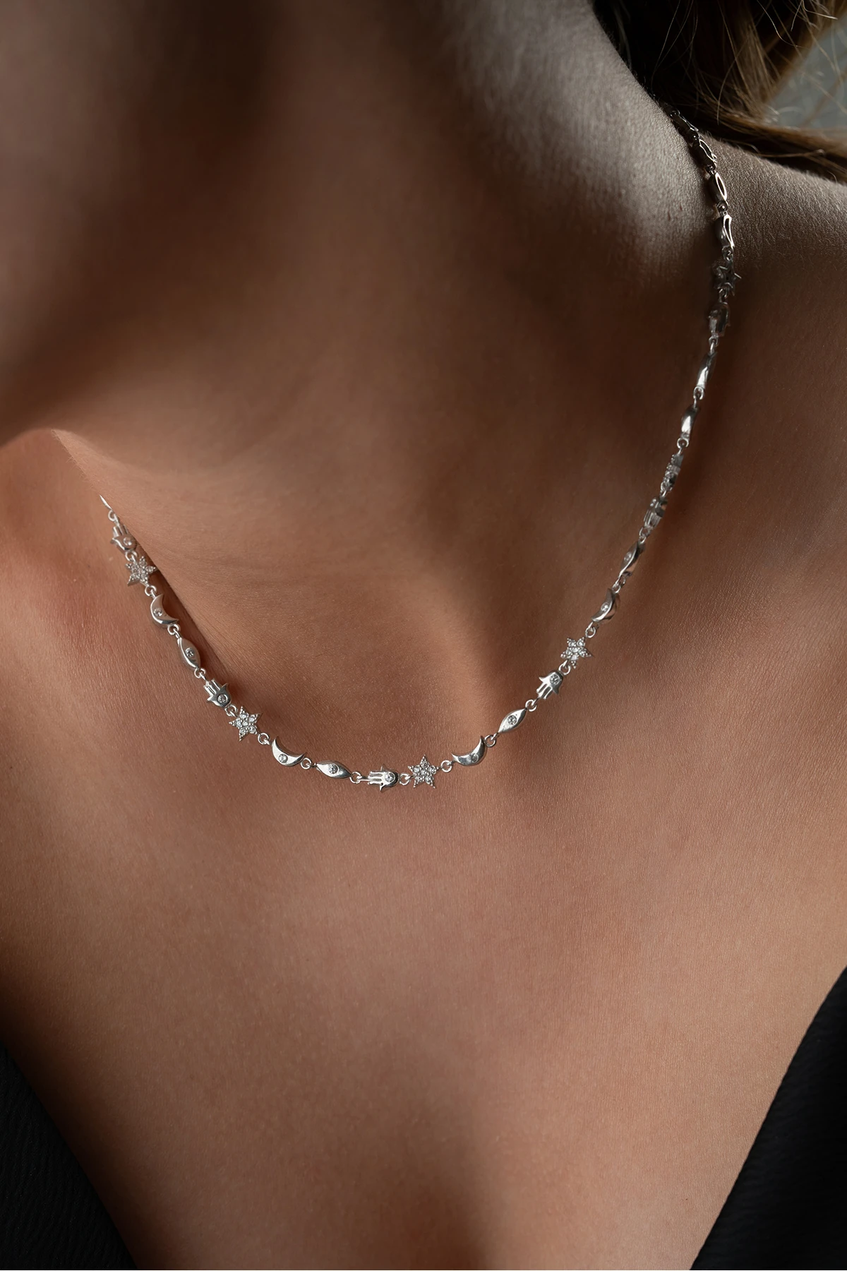 Gümüş Bereket Kolye