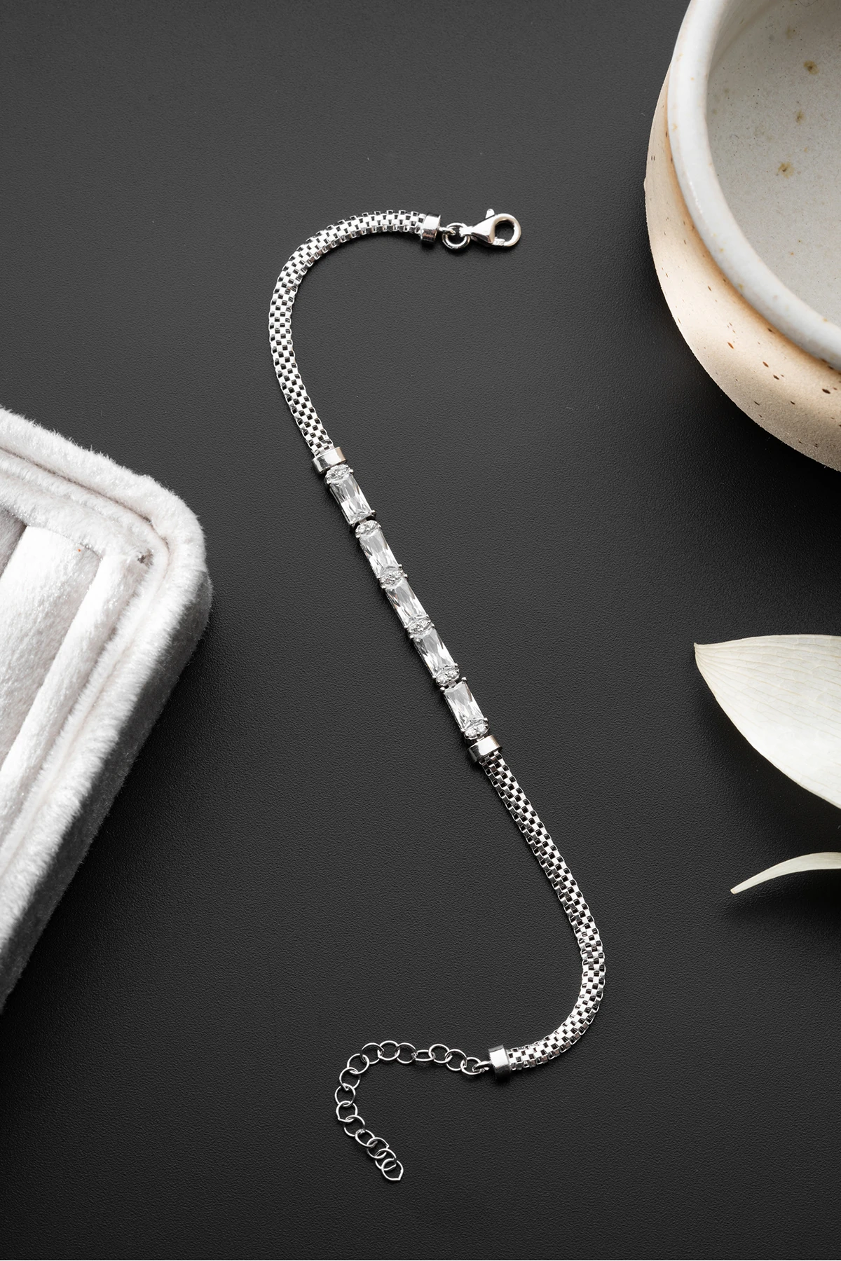 Gümüş Baget Trend Bileklik