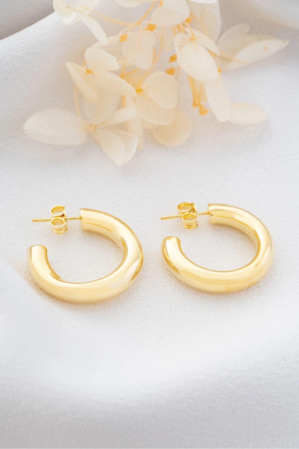 Gümüş Halka Küpe