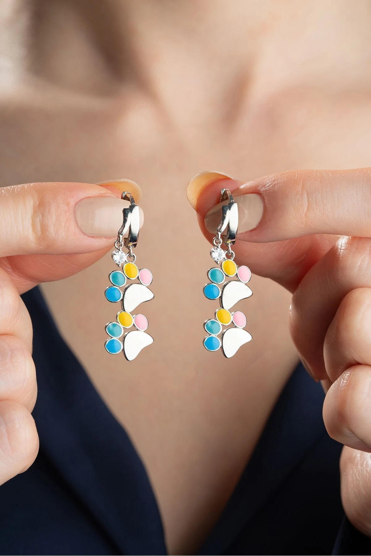 Gümüş Çiftli Pati Küpe