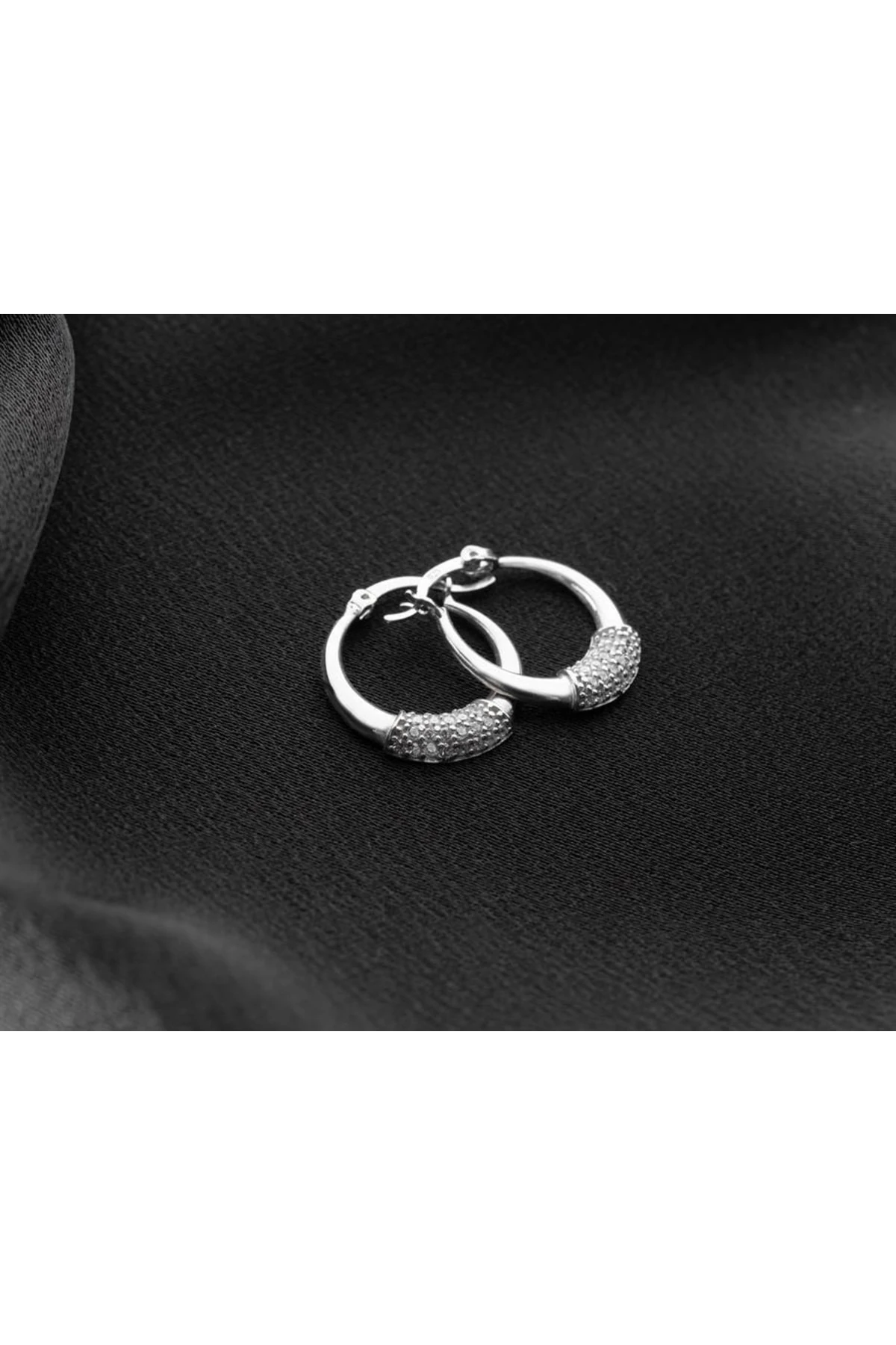 Gümüş Halka Küpe