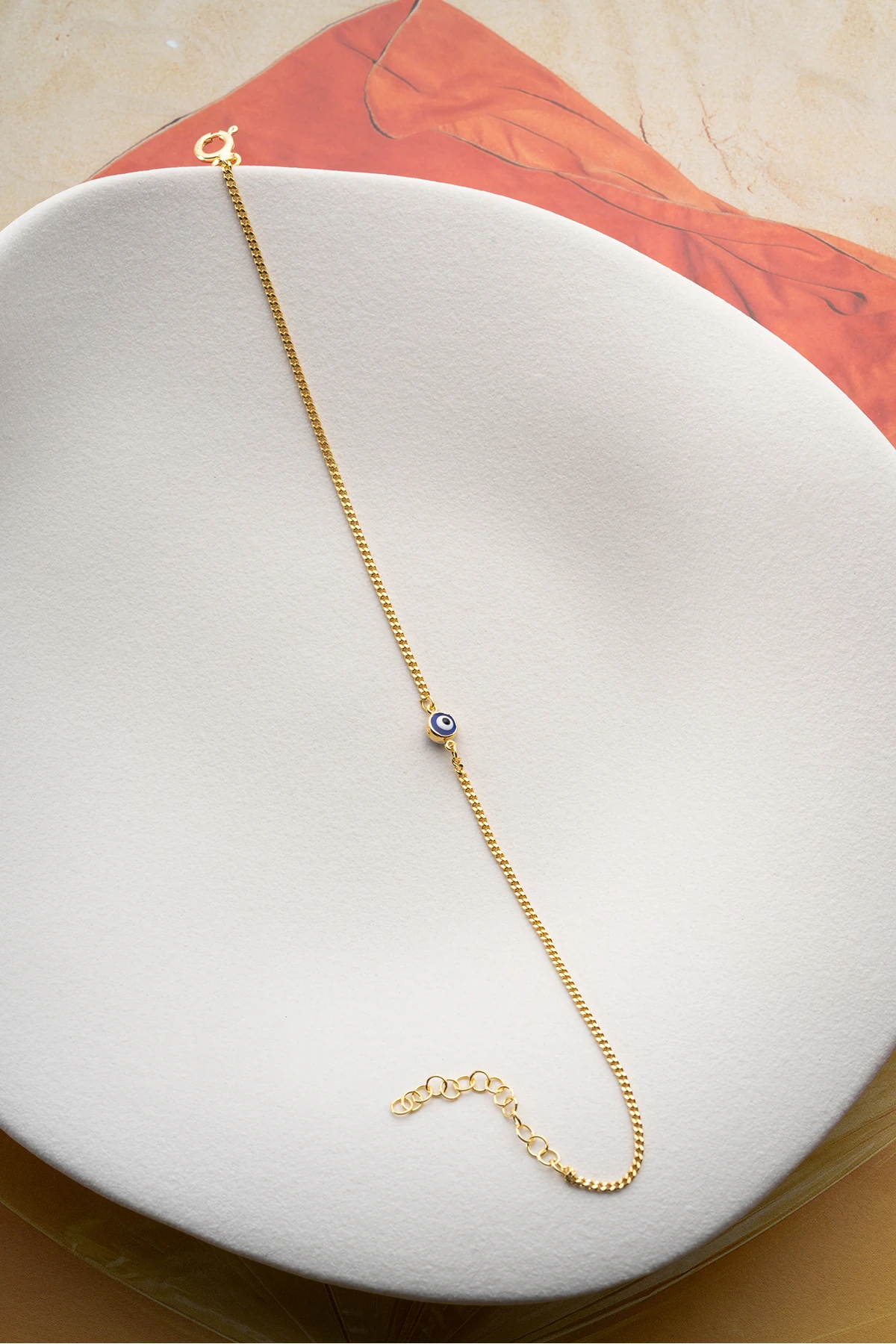 Gümüş Nazar Göz Taşlı Bileklik