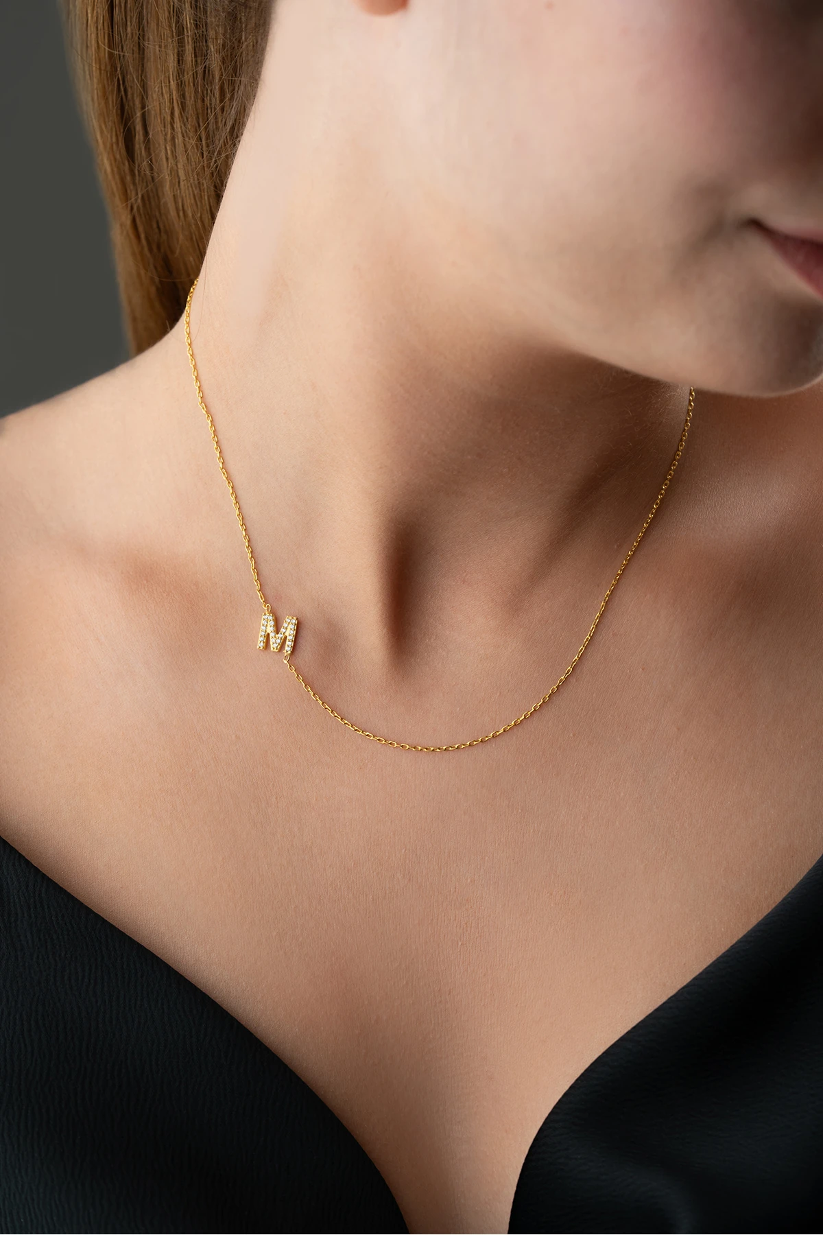 Gümüş Özel Harf Kolye