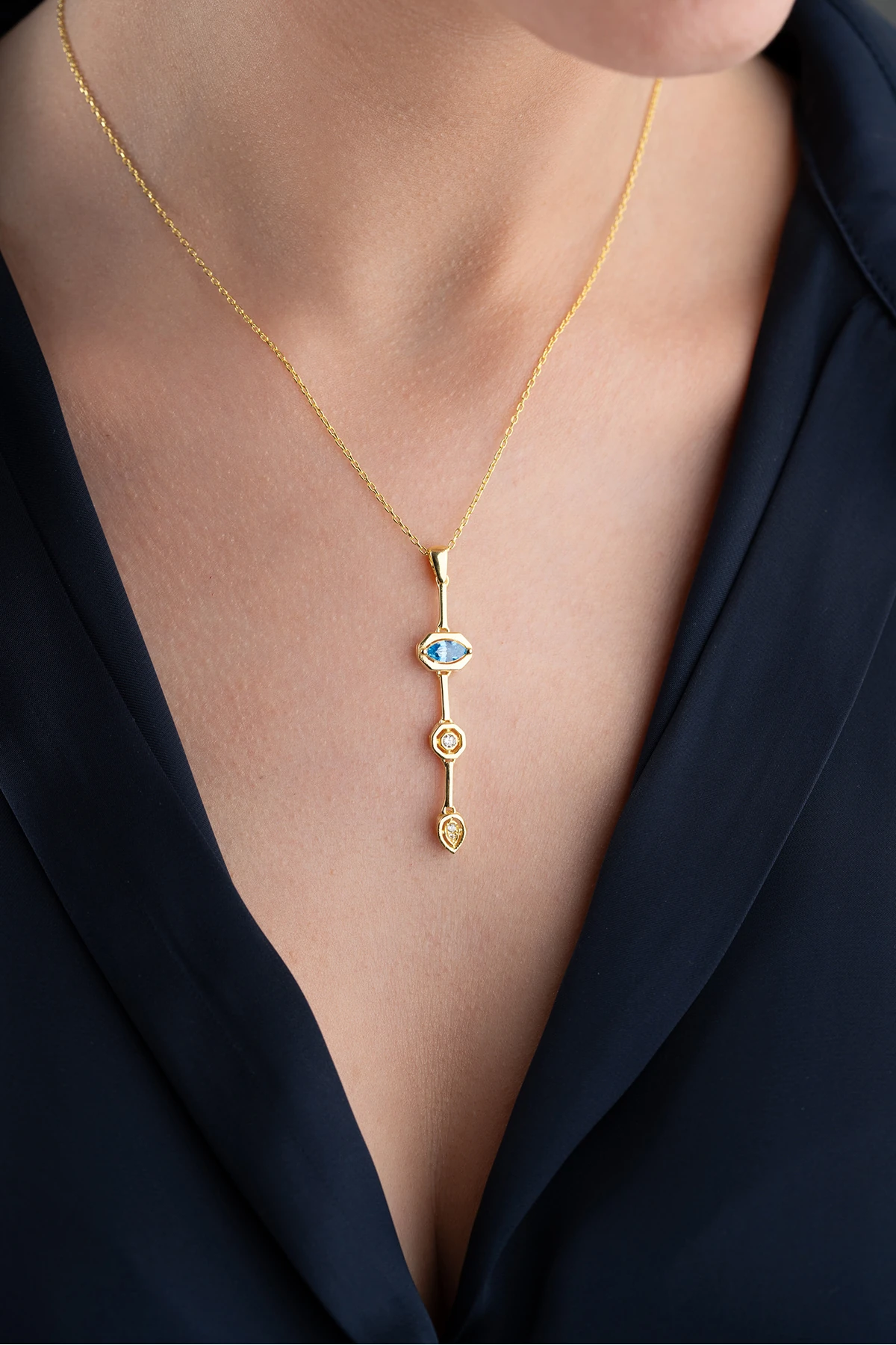 Gümüş Serenay Kolye