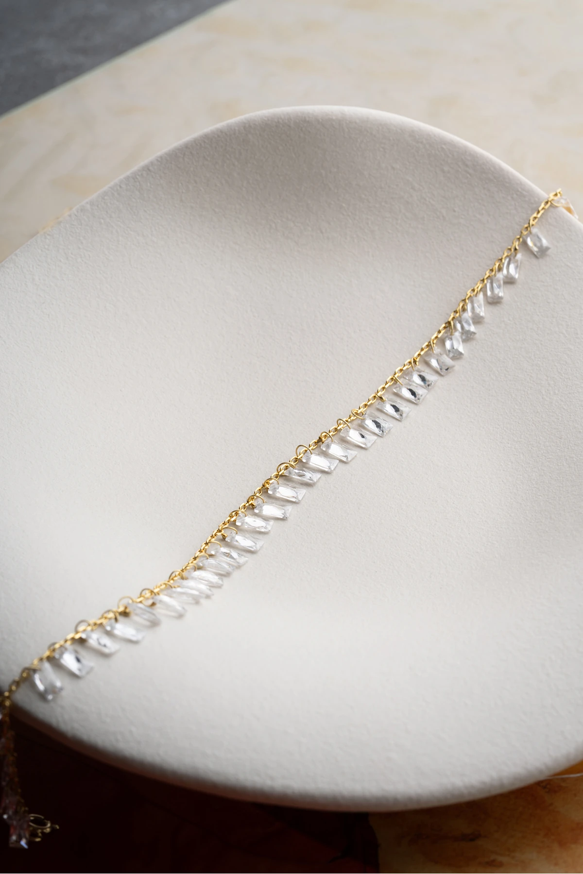 Gümüş Baget Taşlı Halhal